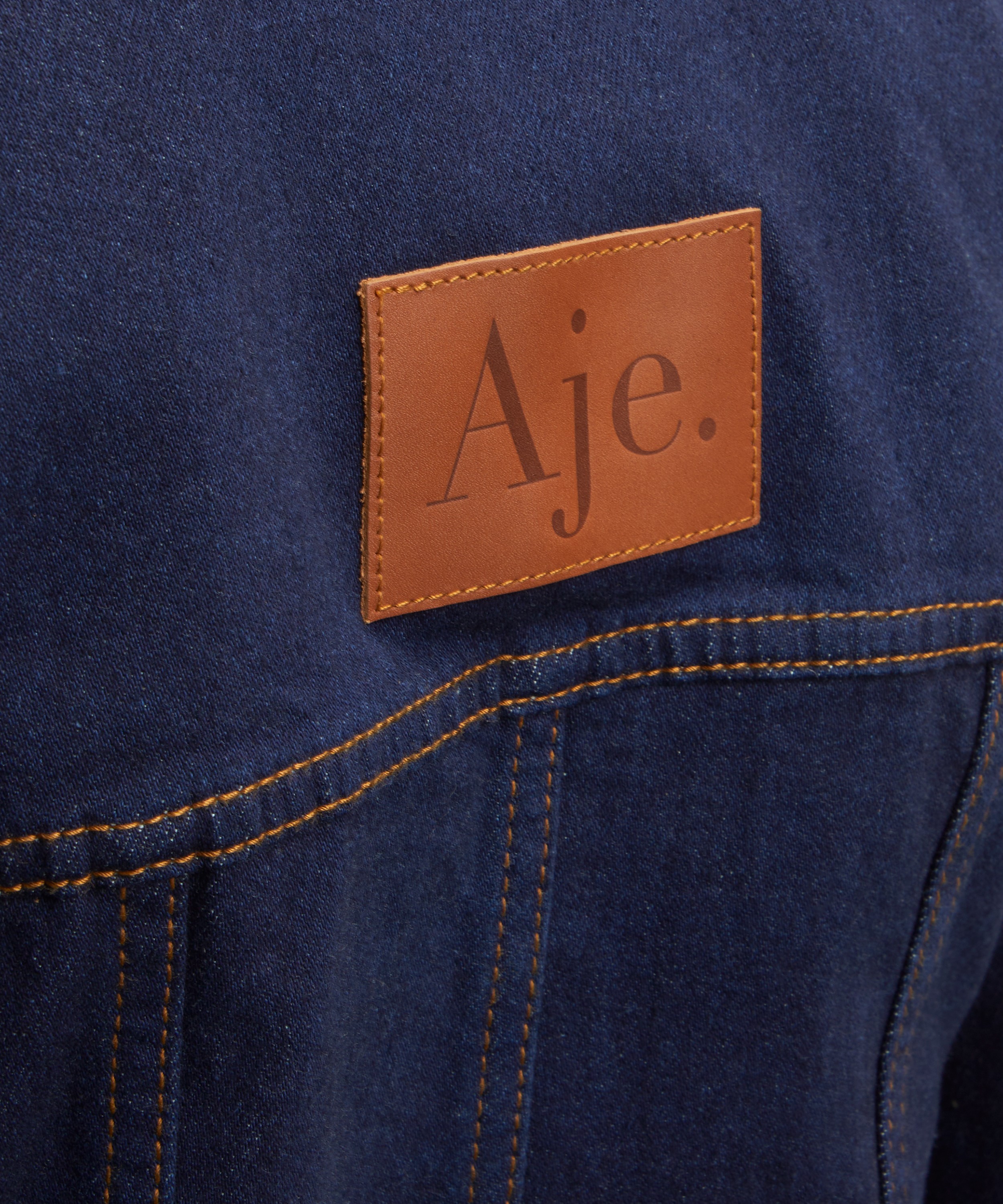 Aje - Resonance Denim Midi Dress image number 4