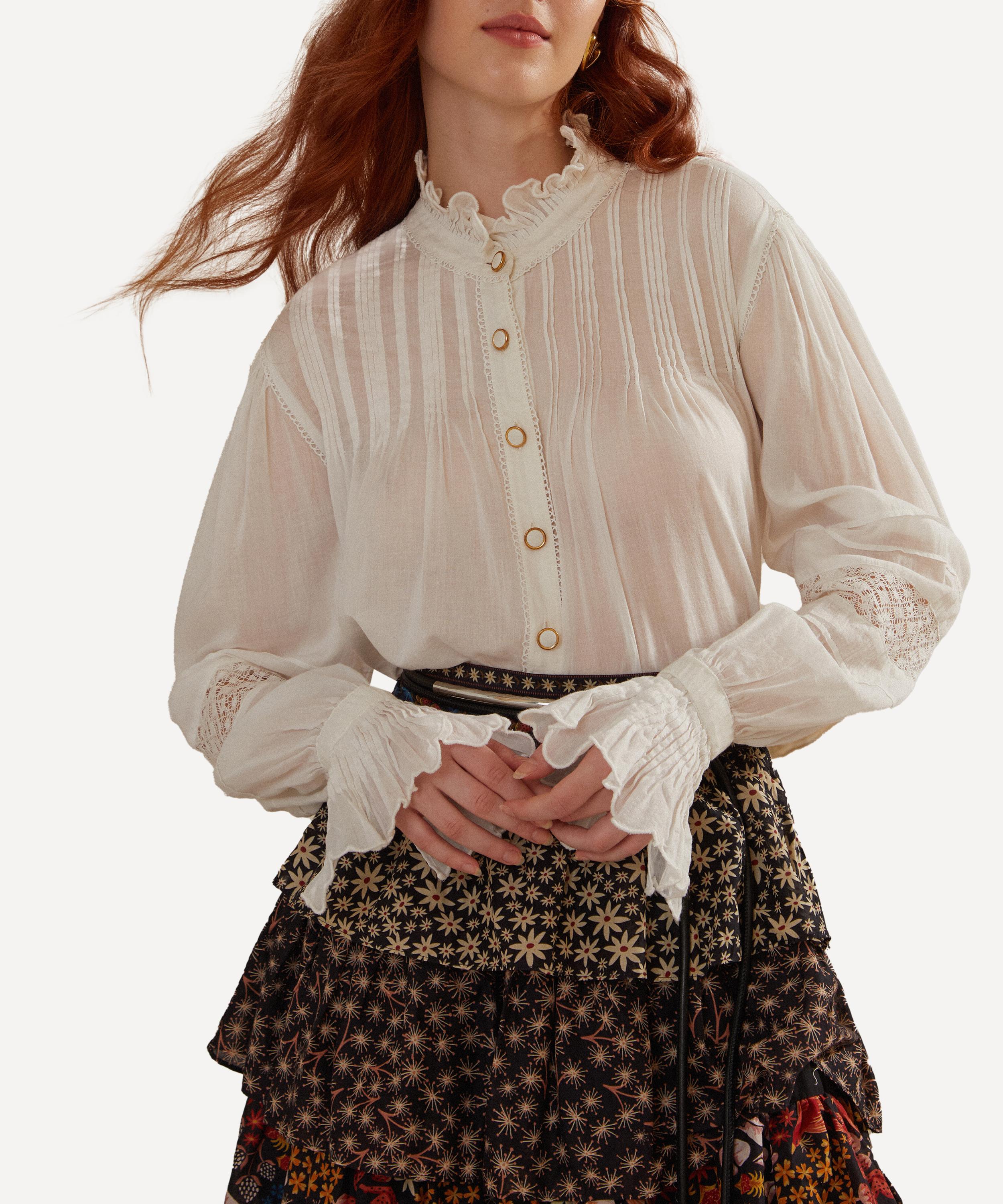 FARM Rio - Off-White Long Sleeve Blouse image number 1