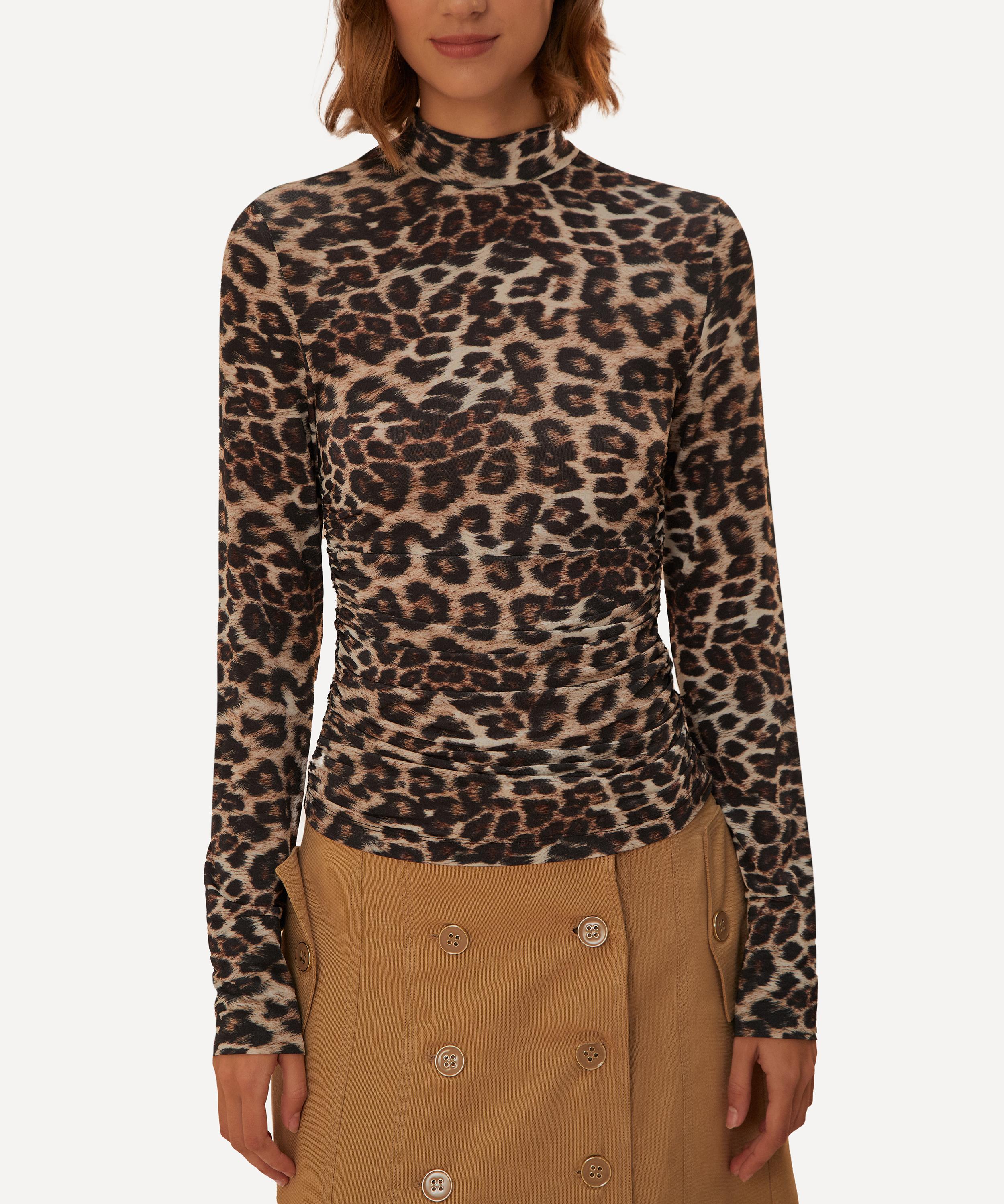 FARM Rio - Leopard Skin Jersey Blouse image number 0