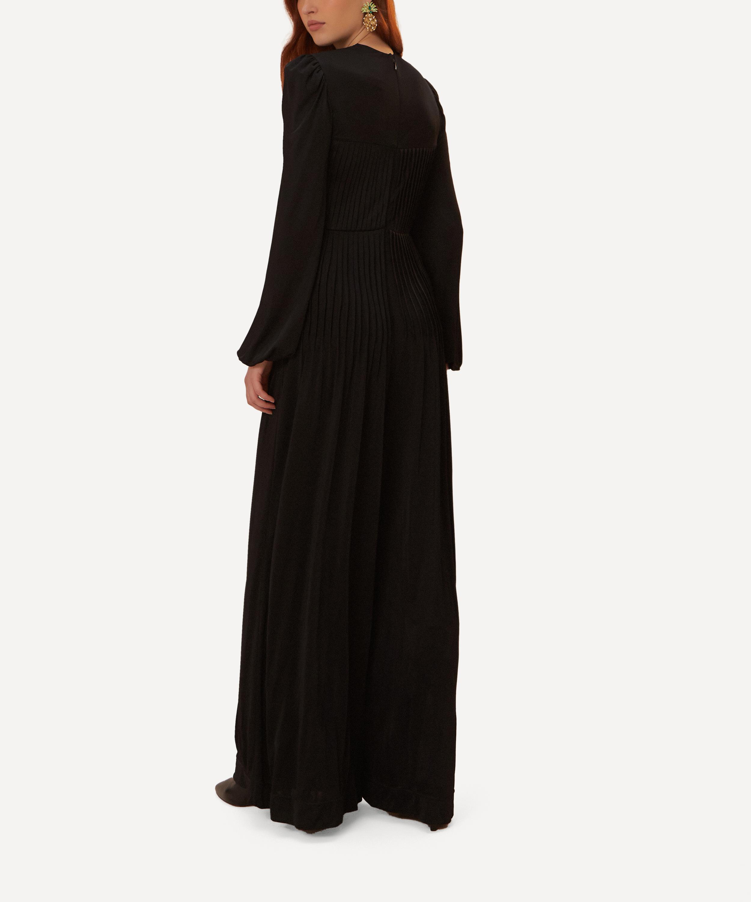 FARM Rio - Black Long Sleeve Knot Jumpsuit image number 1