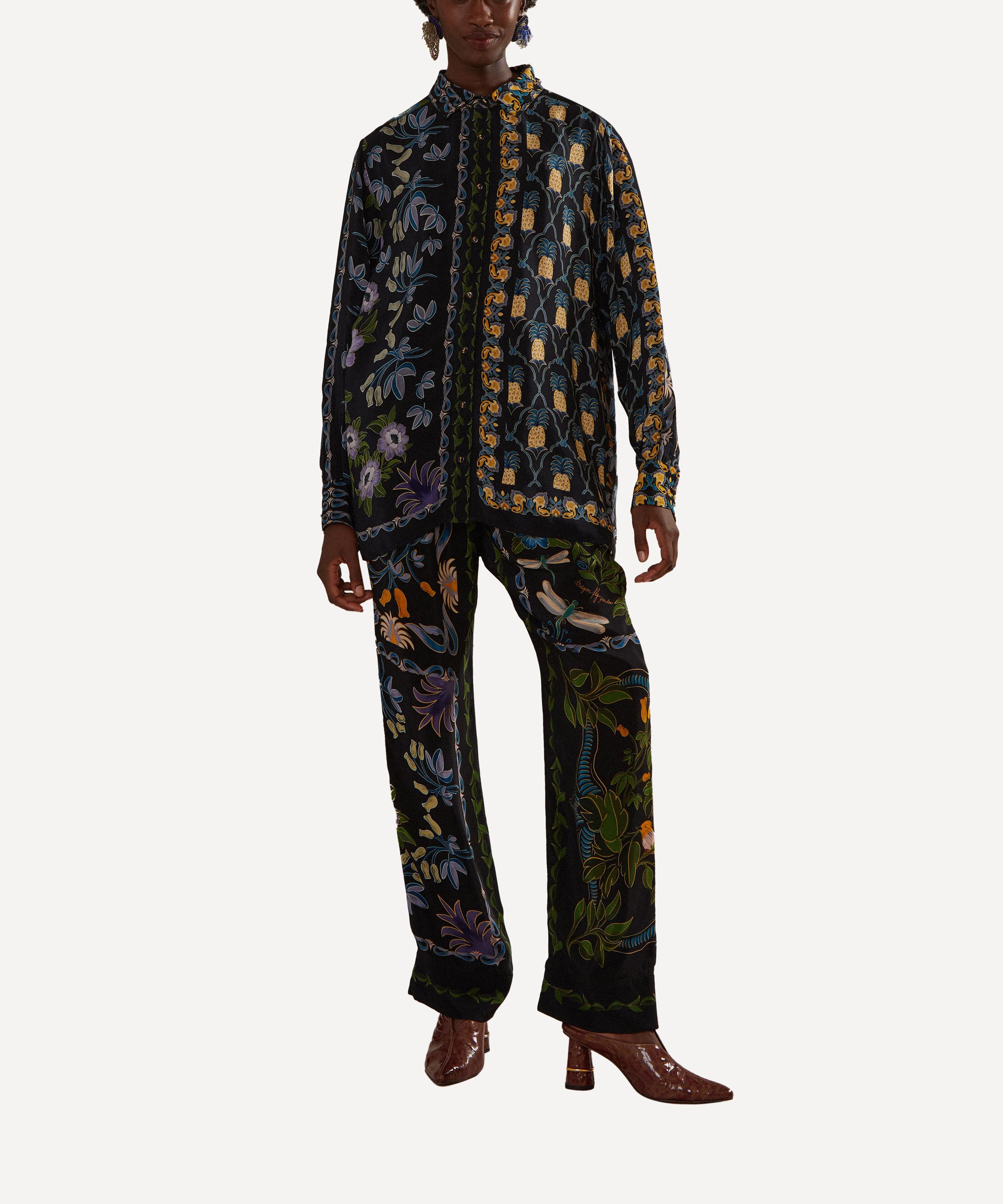 FARM Rio - Winter Garden Black Pyjama Shirt image number 2