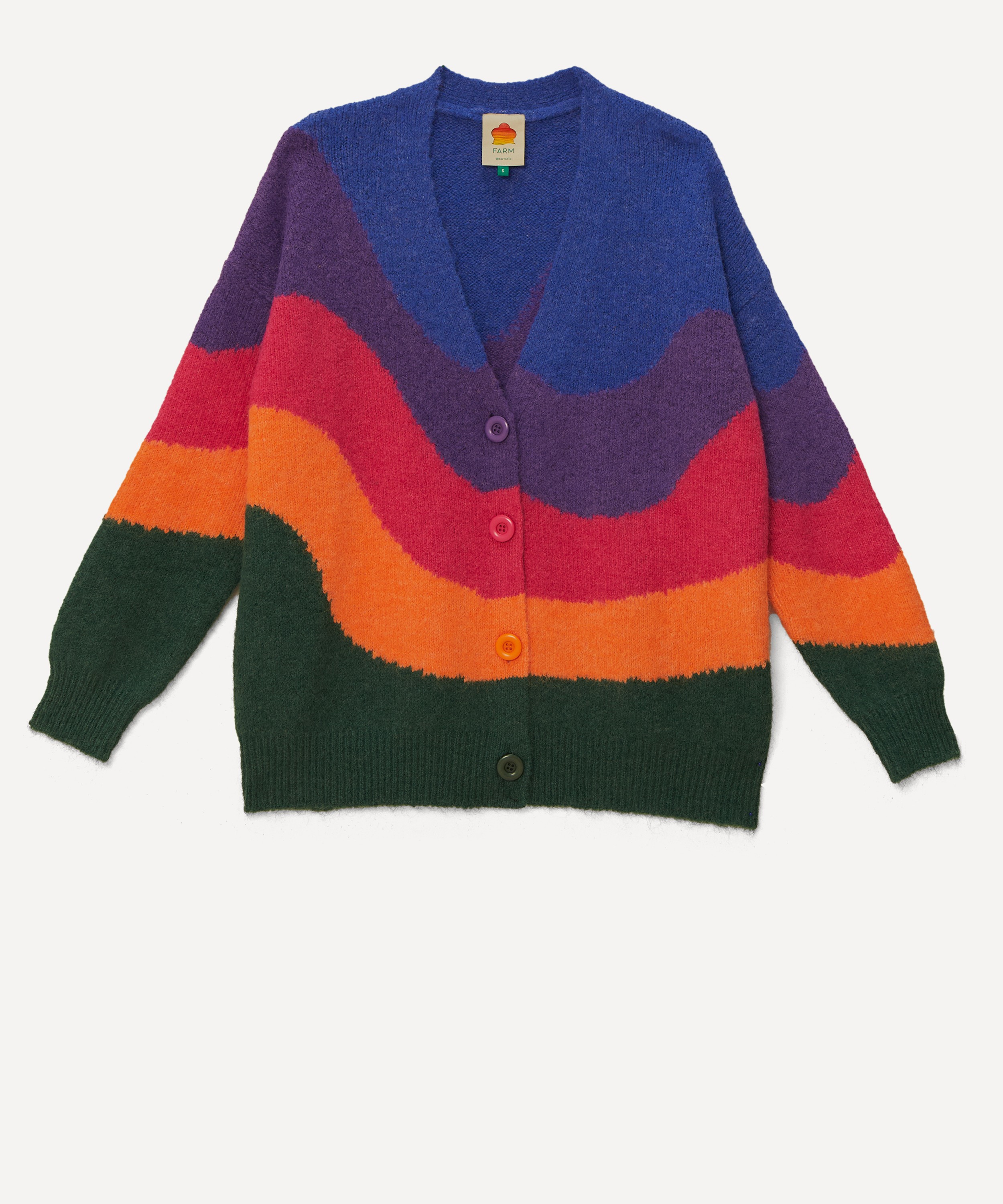 FARM Rio - Vintage Waves Knit Cardigan image number 0