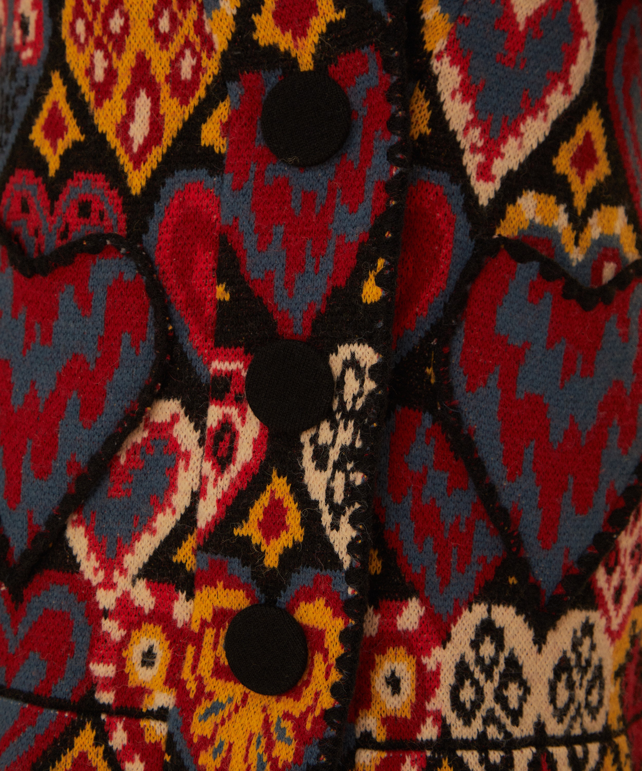 FARM Rio - Hearts Ikat Knit Blazer image number 2