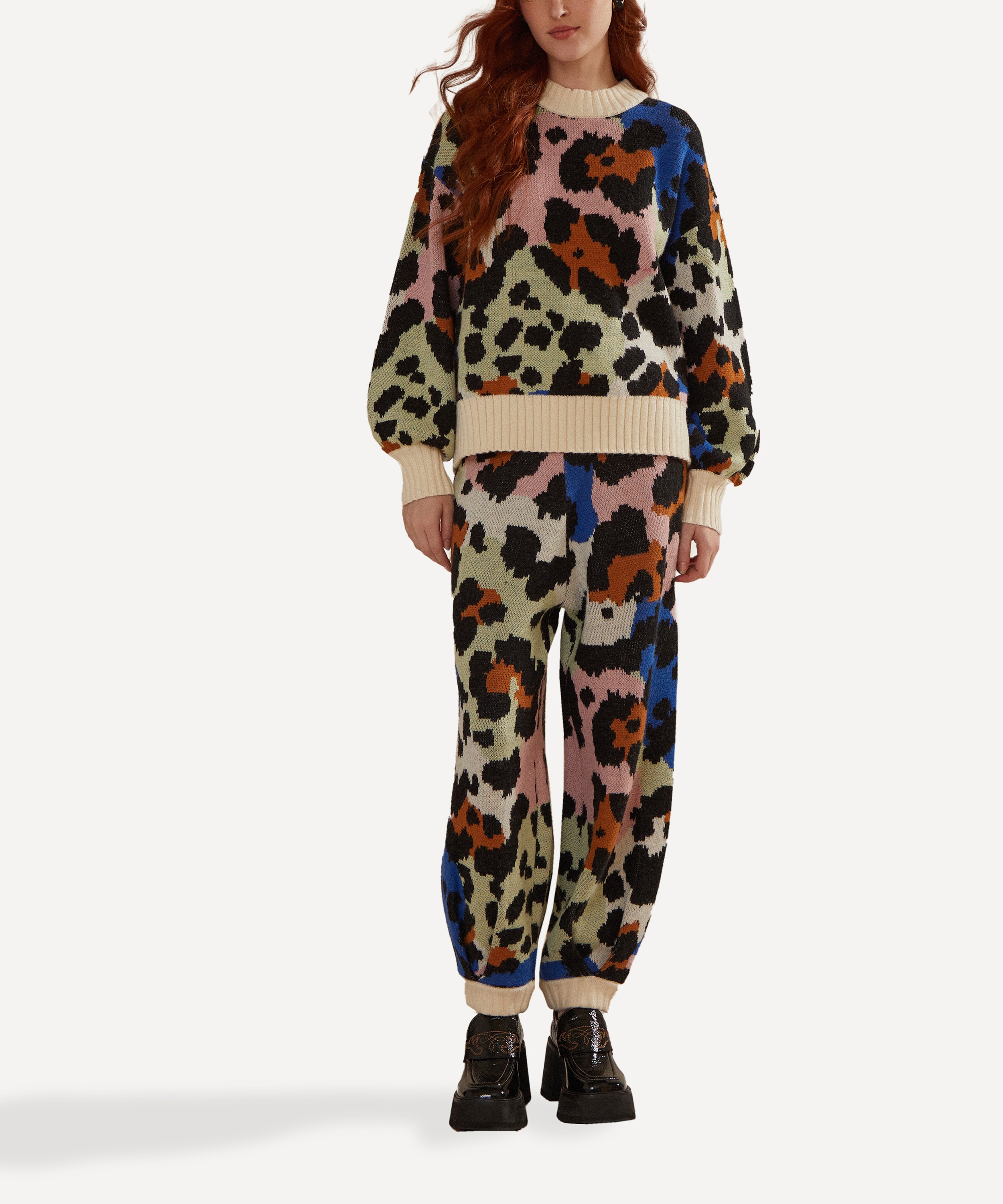 FARM Rio - Colorful Leopard Knit Jumper image number 0