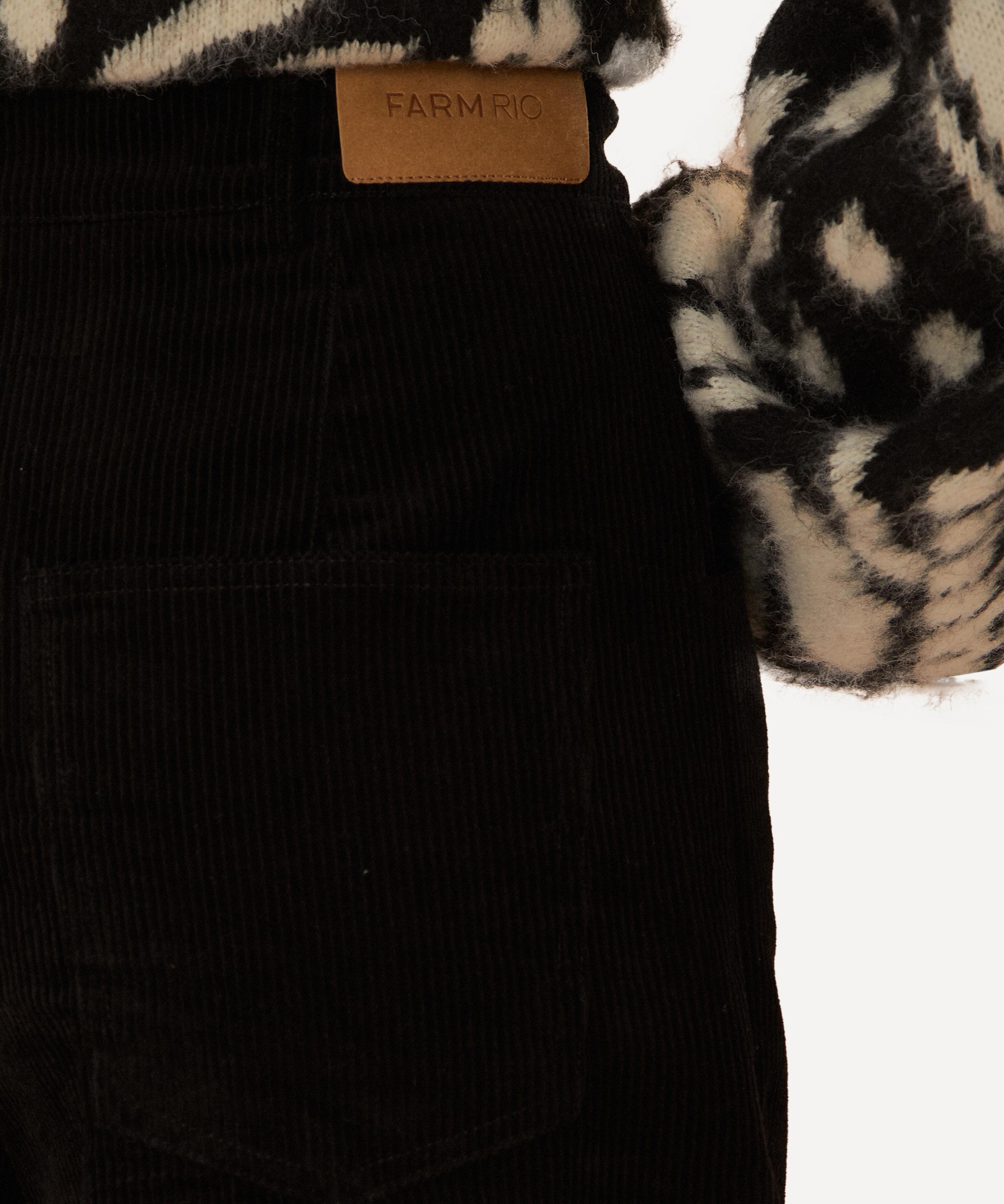 FARM Rio - Black Corduroy Shorts image number 1