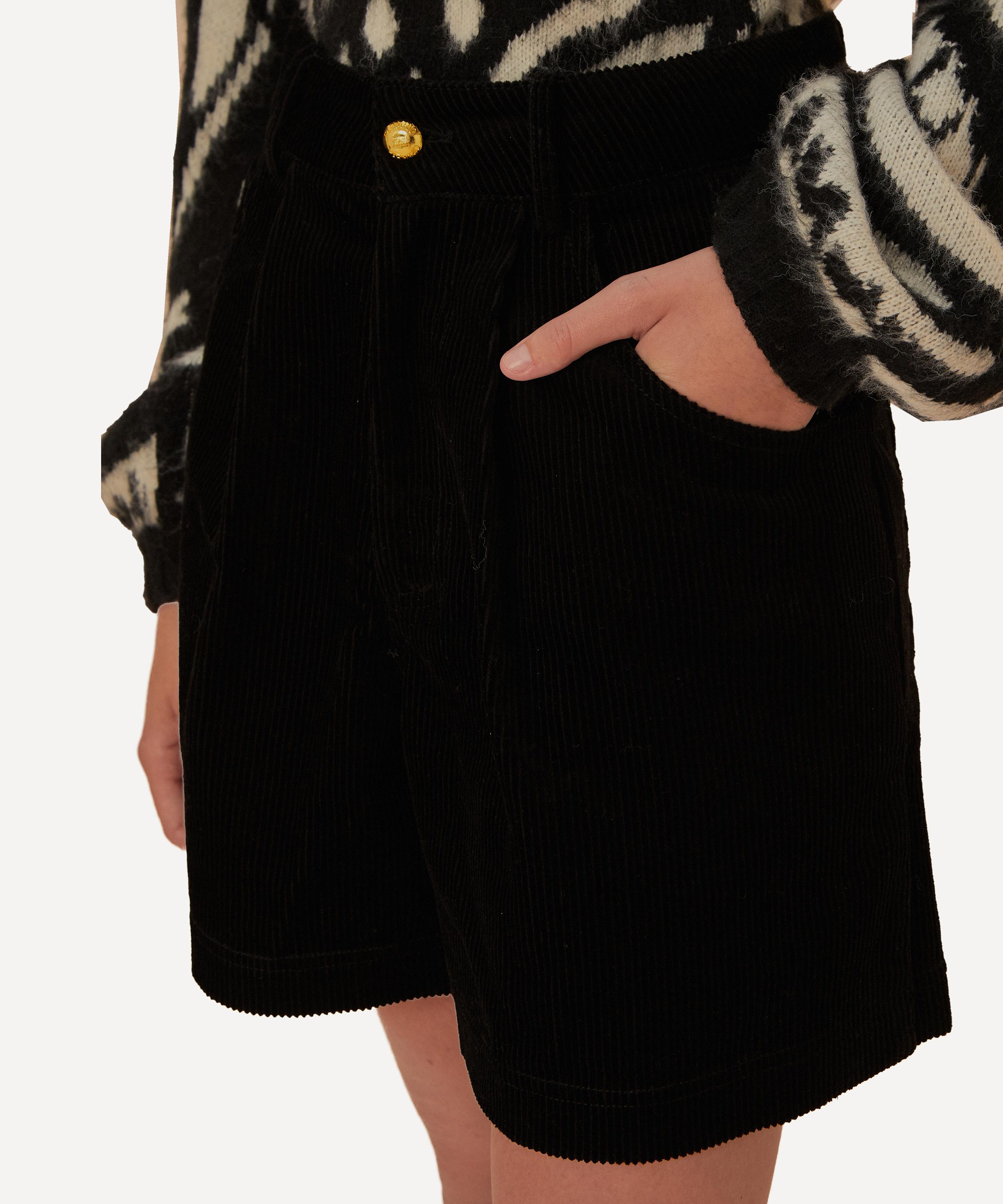 FARM Rio - Black Corduroy Shorts image number 2
