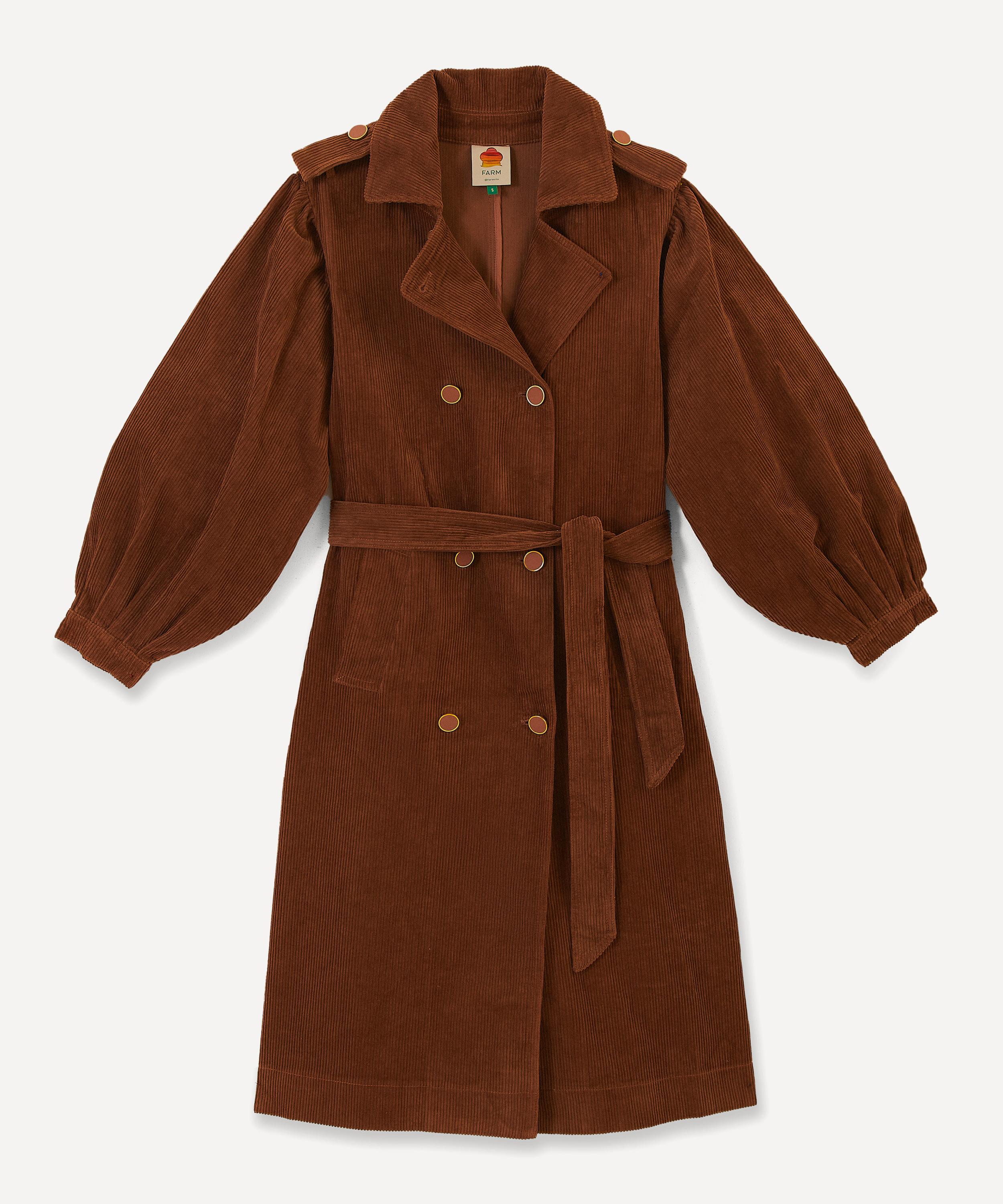 FARM Rio - Corduroy Trench Coat image number 0