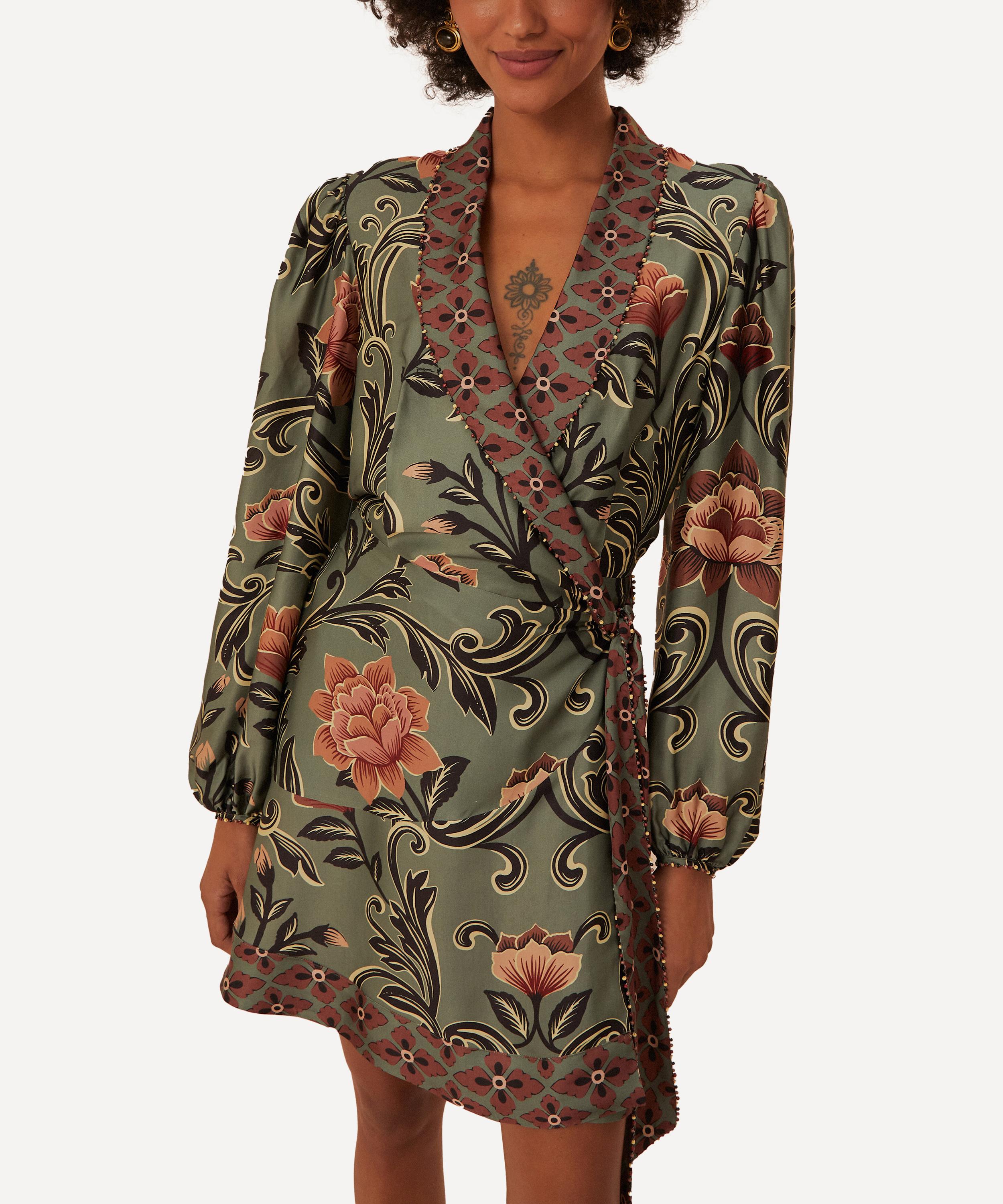 FARM Rio - Arabesque Floral Mini Dress image number 1