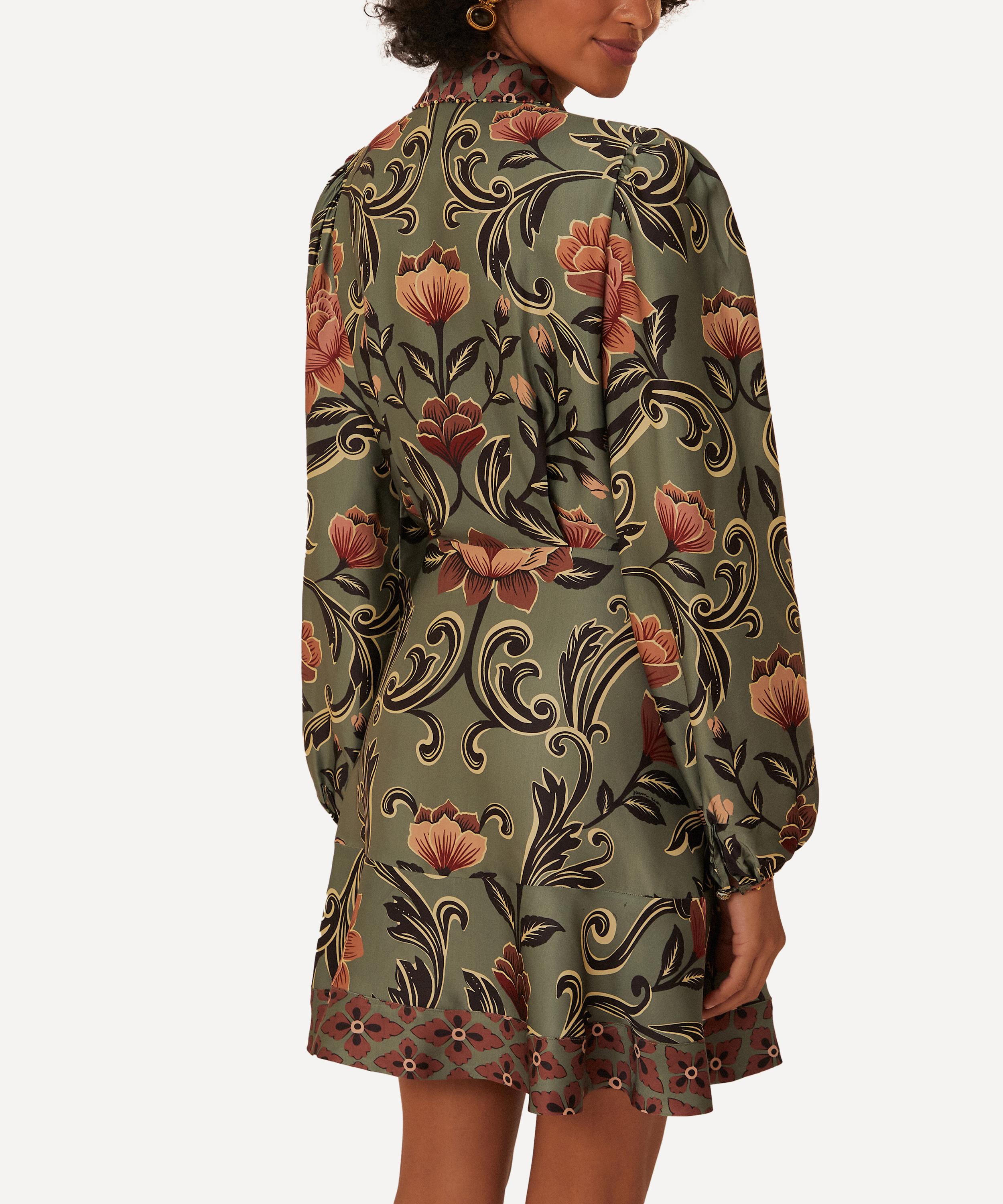 FARM Rio - Arabesque Floral Mini Dress image number 2