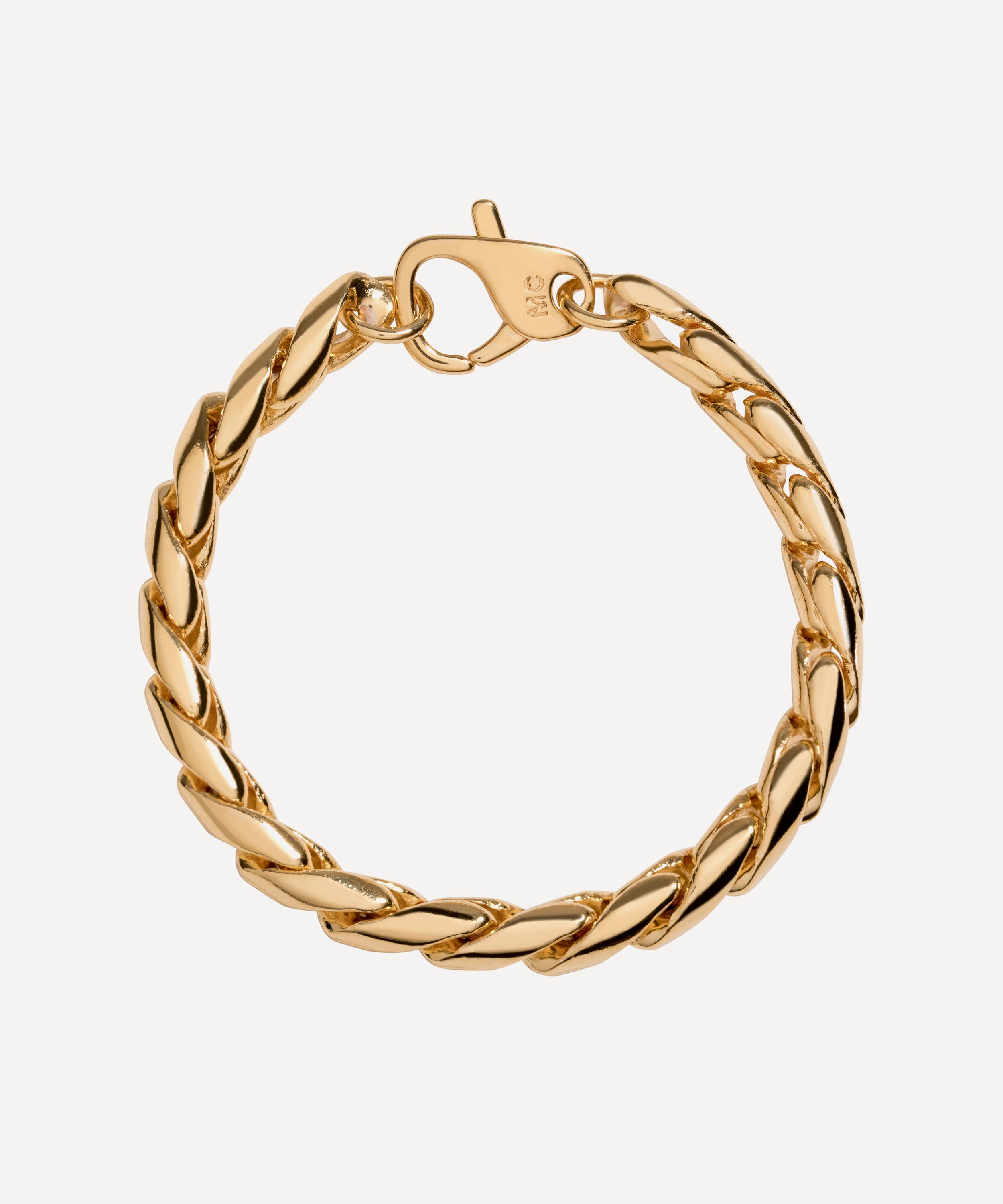 Martha Calvo - 14ct Gold-Plated Mercer Chain Bracelet image number 0