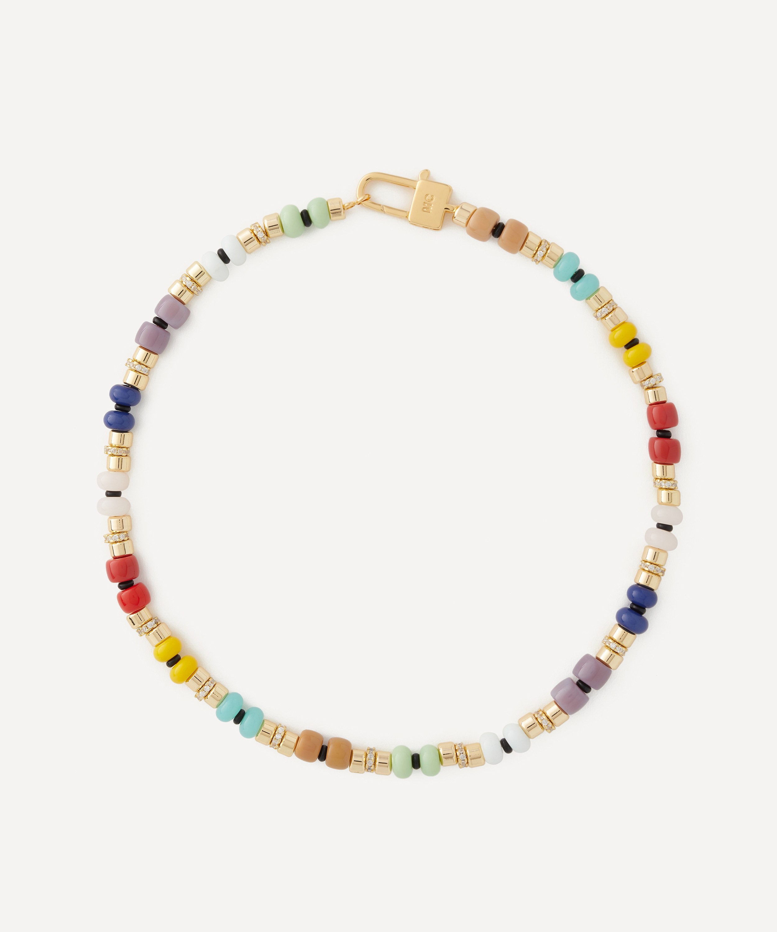 Martha Calvo - 14ct Gold-Plated Vacances Bead Necklace image number 0