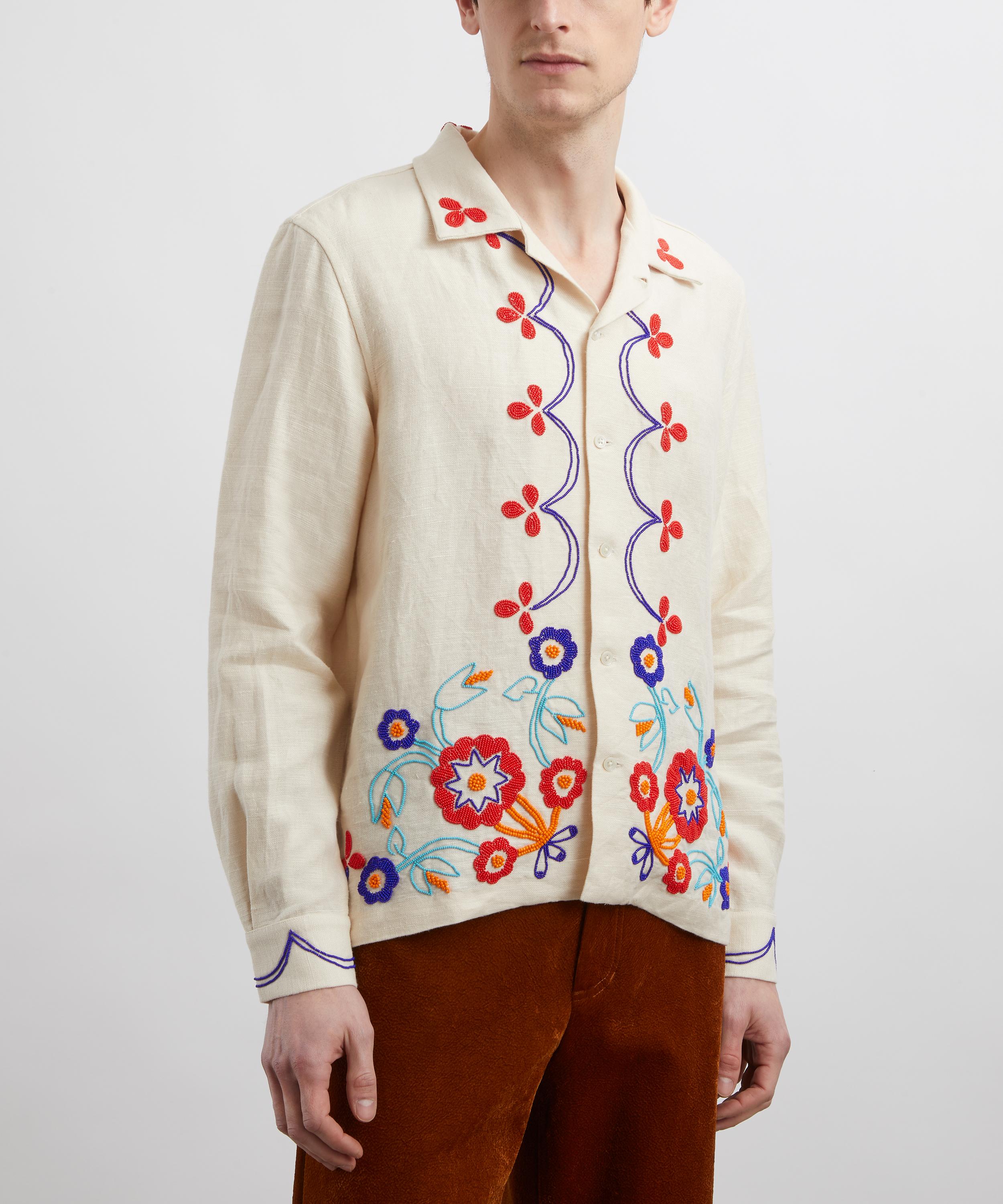 Bode - Beaded Garden Party Shirt image number 2