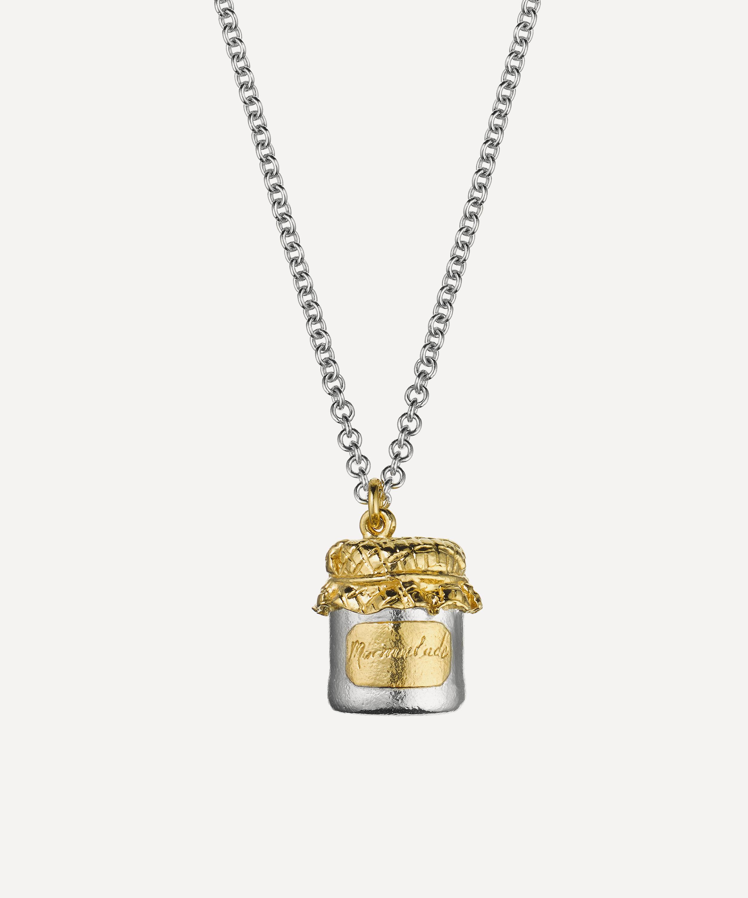 Alex Monroe - Mixed Metal Marmalade Jar Pendant Necklace image number 0