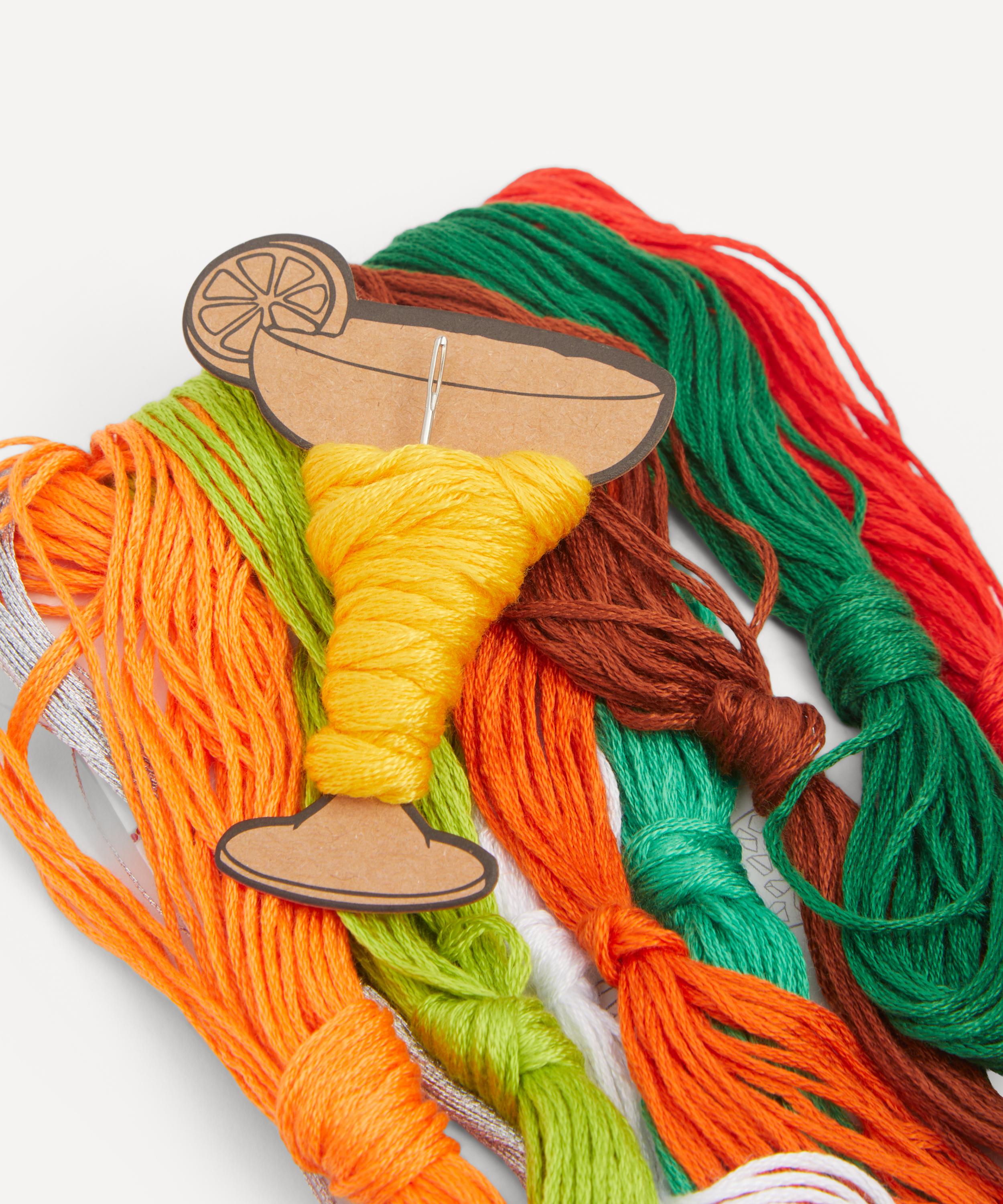 Chasing Threads - Stitch Your Cocktails Napkins Embroidery Kit image number 2