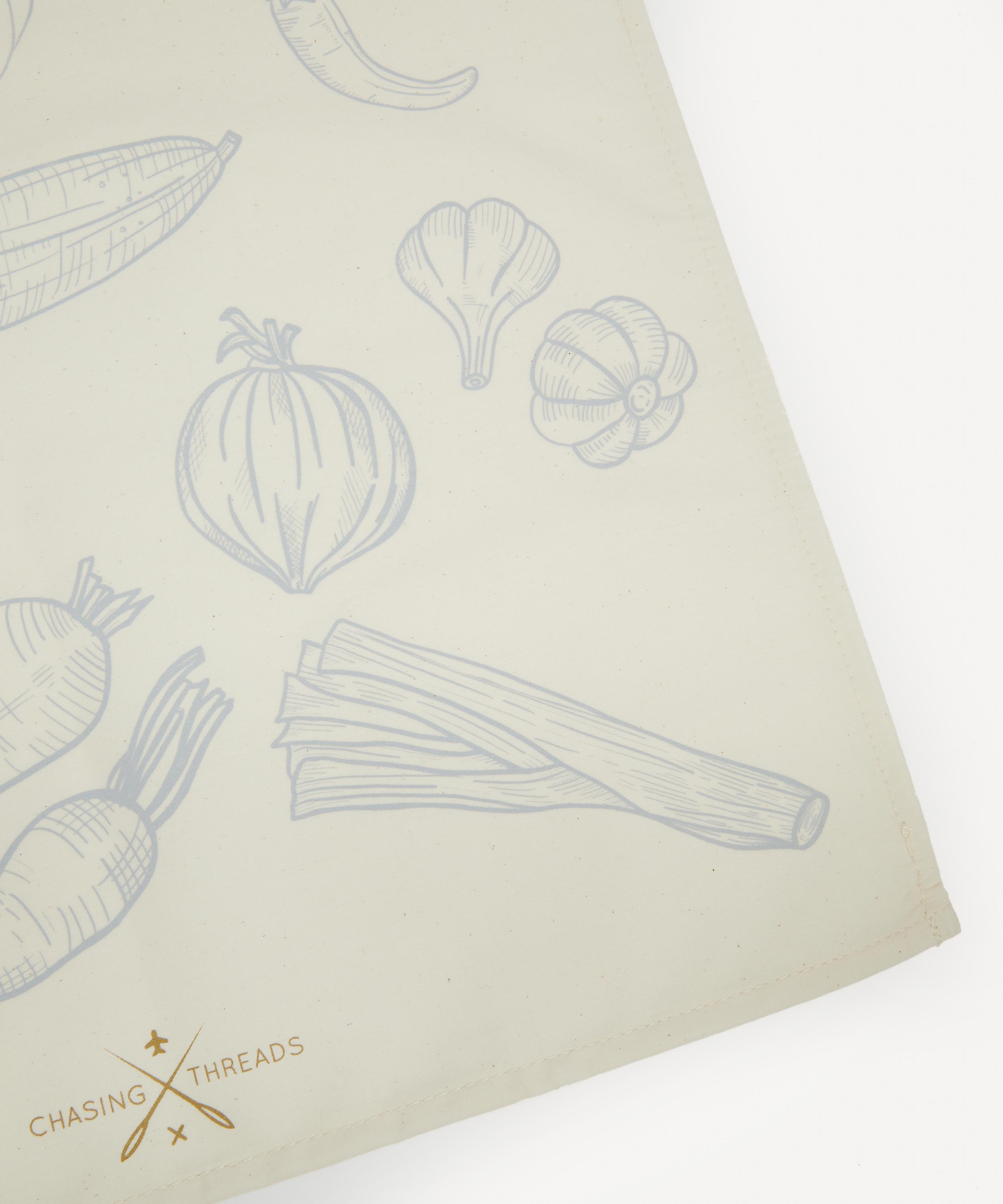 Chasing Threads - Stitch Your Vegetables Tea Towel Embroidery Kit image number 3