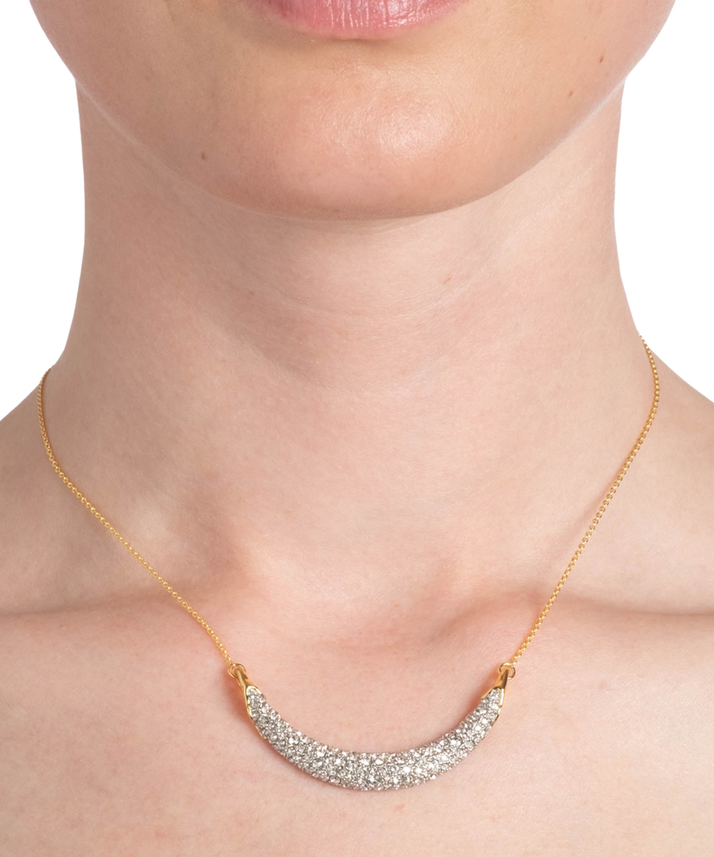 Alexis Bittar - 14ct Gold-Plated Solanales Crescent Chain Necklace image number 2