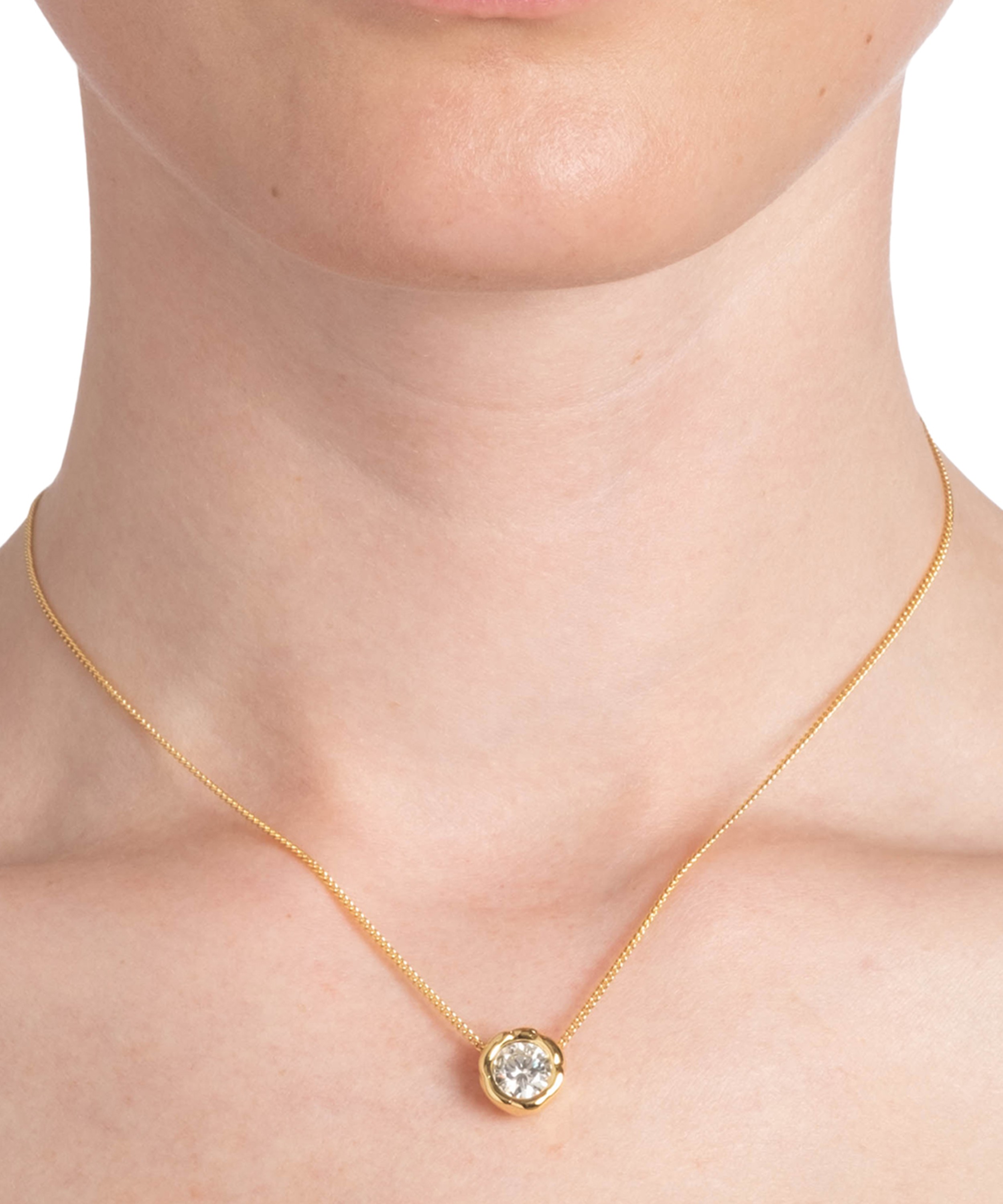 Alexis Bittar - 14ct Gold-Plated Asterales Molten Solitaire Necklace image number 2