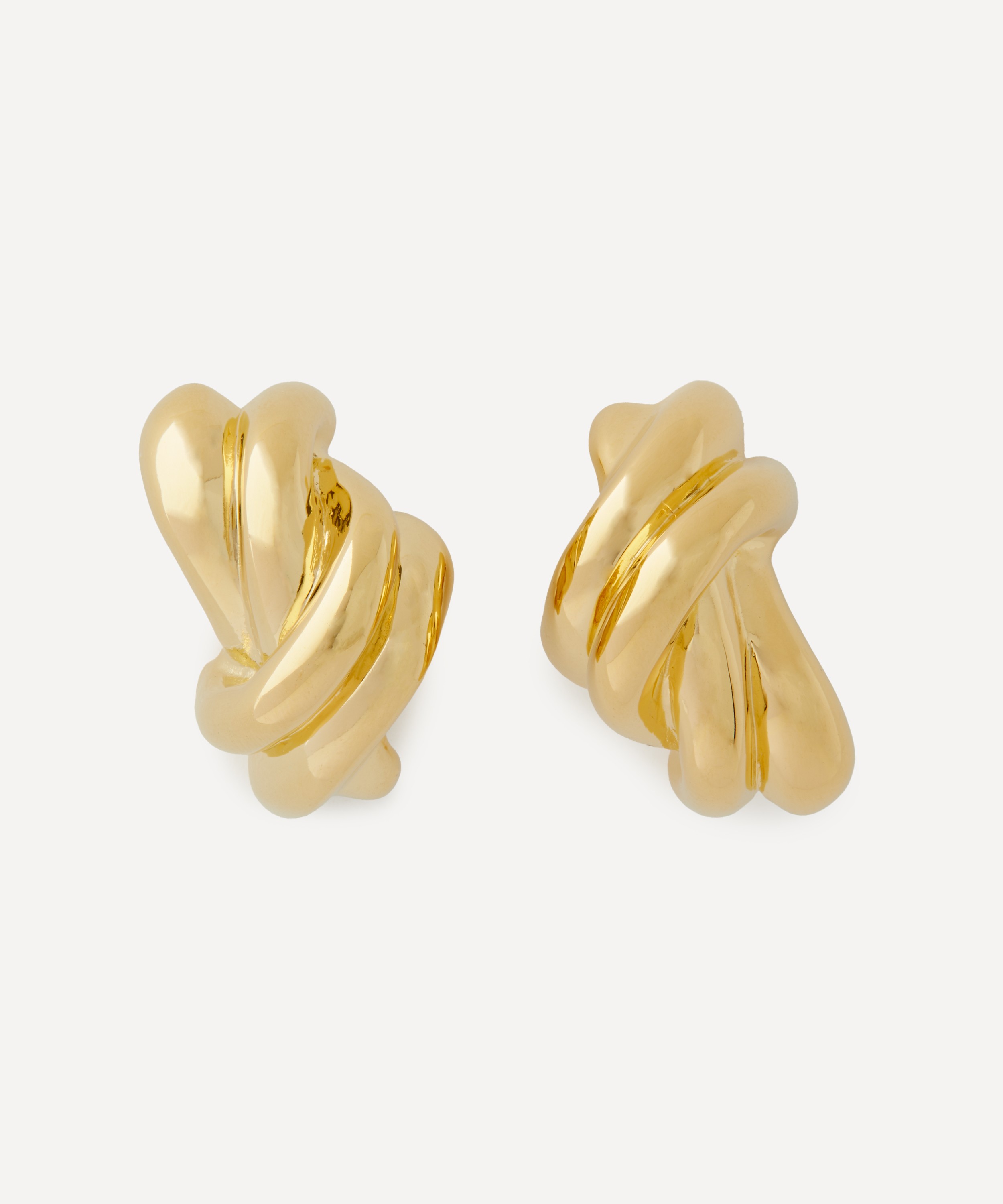 Completedworks - 18ct Gold-Plated Vermeil Silver Kettle Stud Earrings image number 0