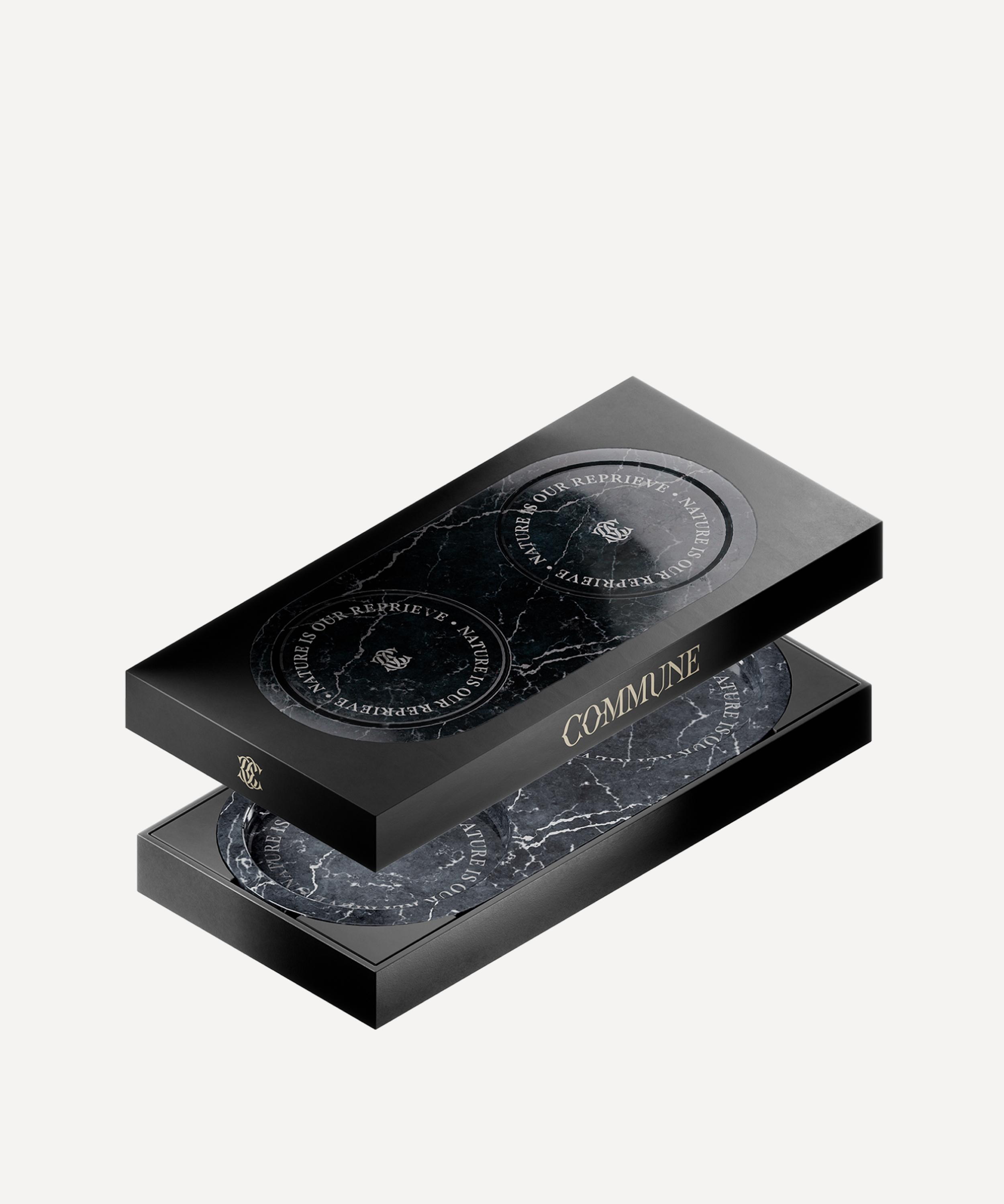 Commune - Double Black Marble Tray