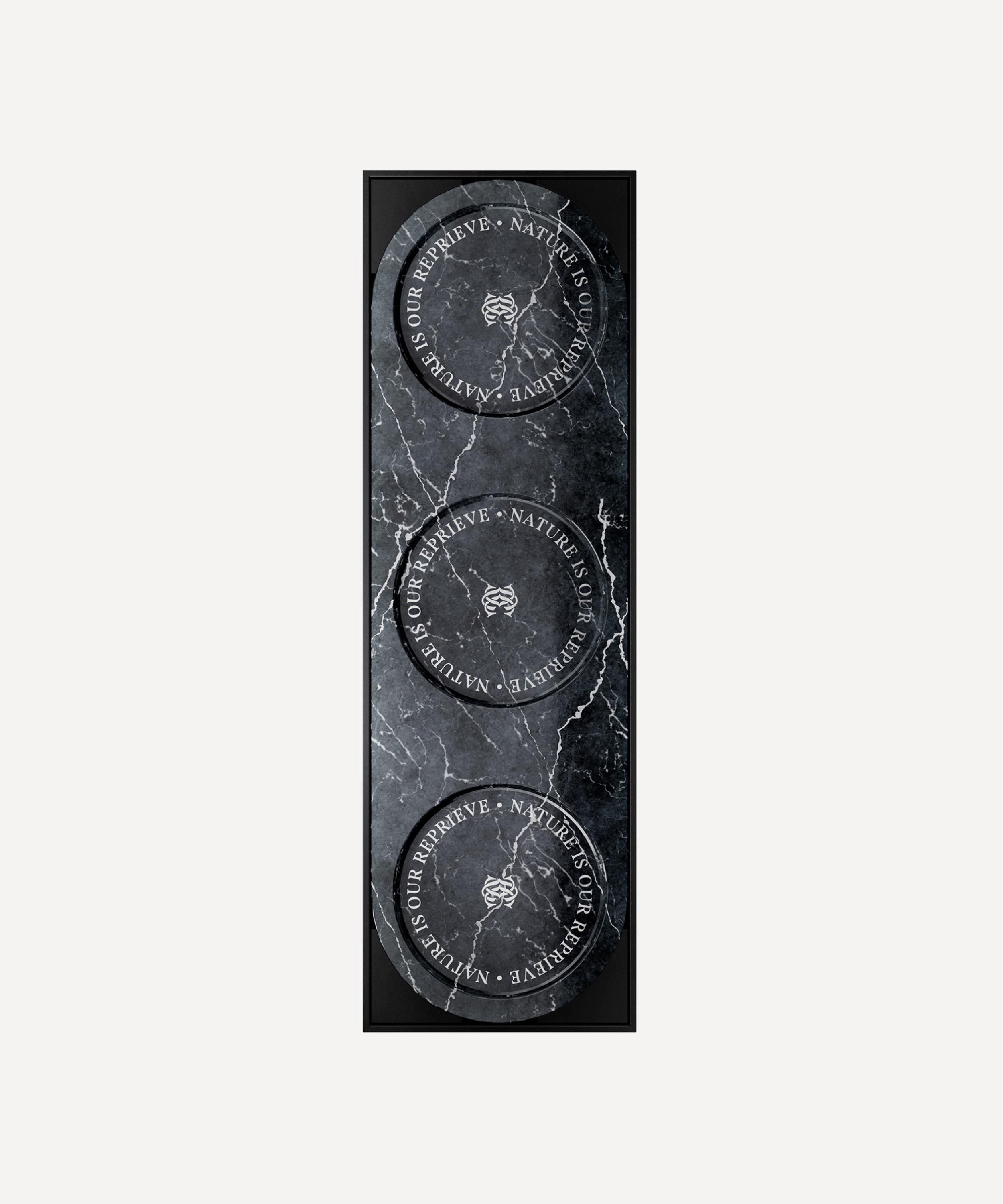 Commune - Triple Black Marble Tray image number 1