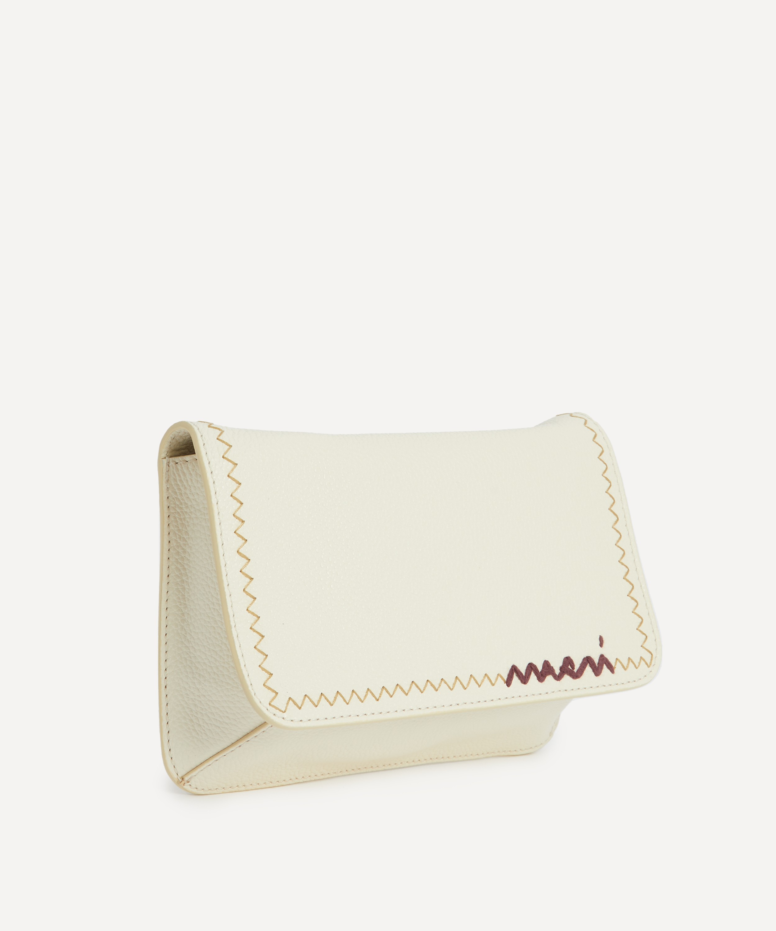 Marni - Logo-Embroidered Mini Cross-Body Bag image number 2