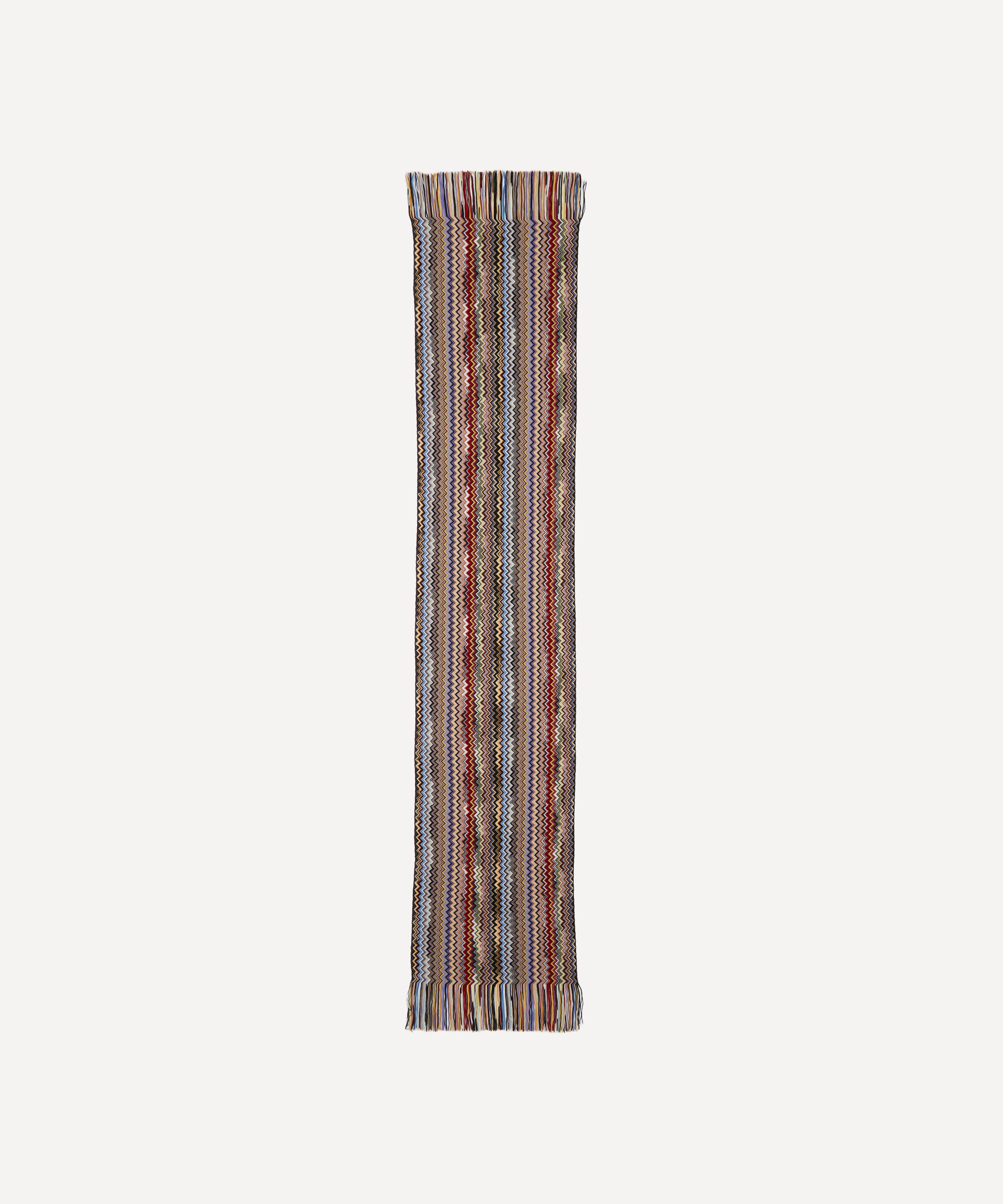 Missoni - Zizgag Wool Knit Scarf image number 1