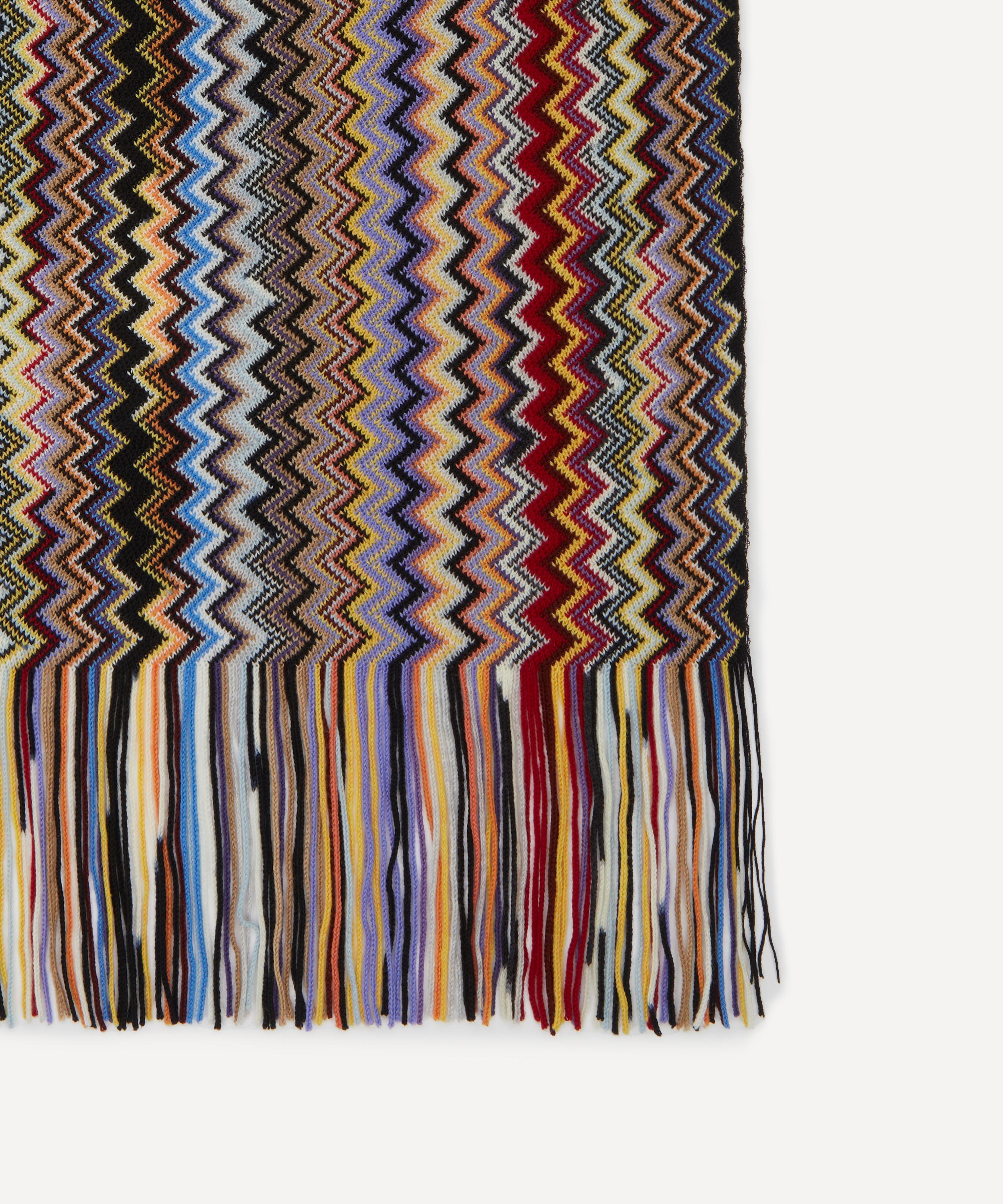 Missoni - Zizgag Wool Knit Scarf image number 2