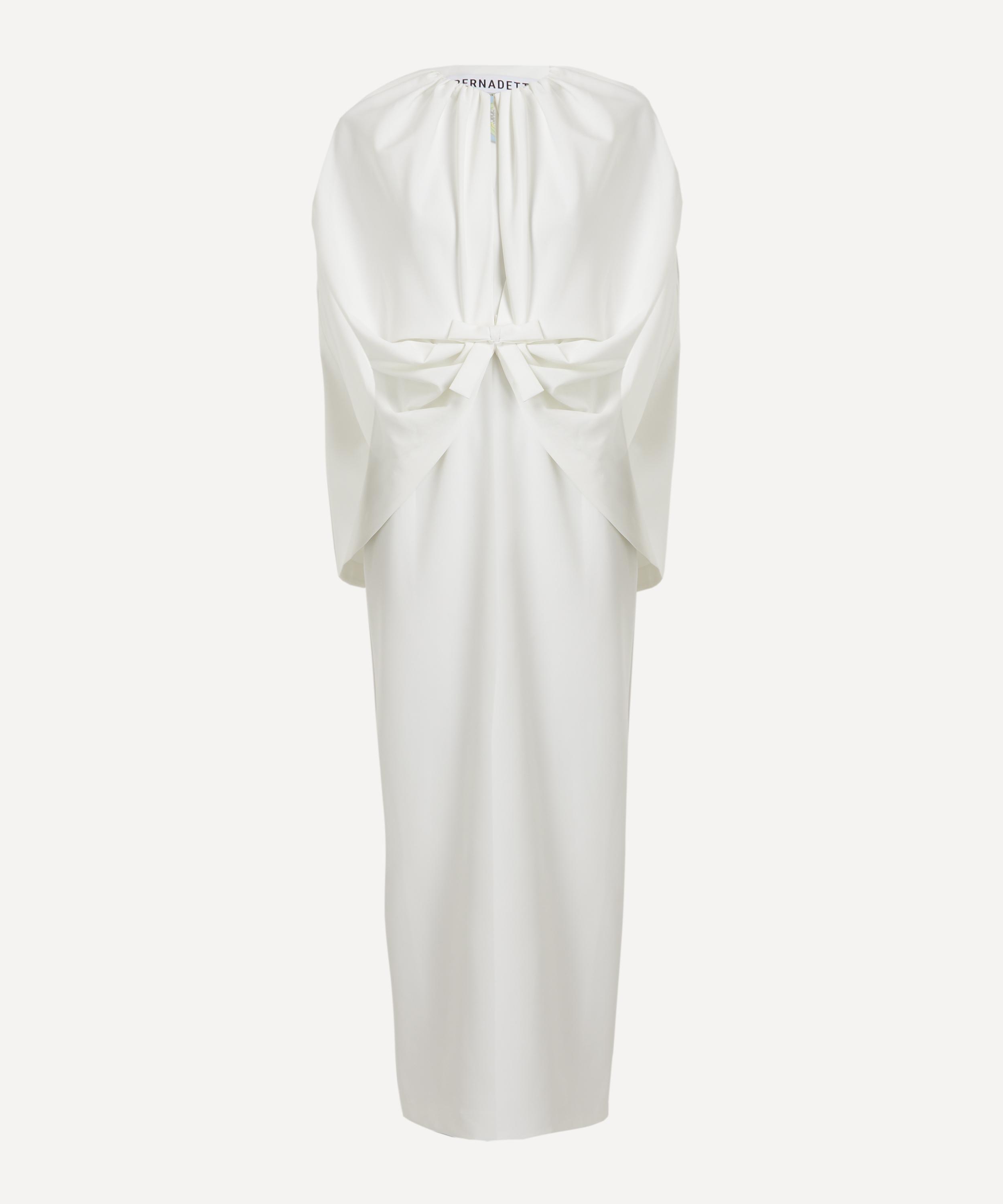 Bernadette - Gislene Cape-Effect Jersey Dress