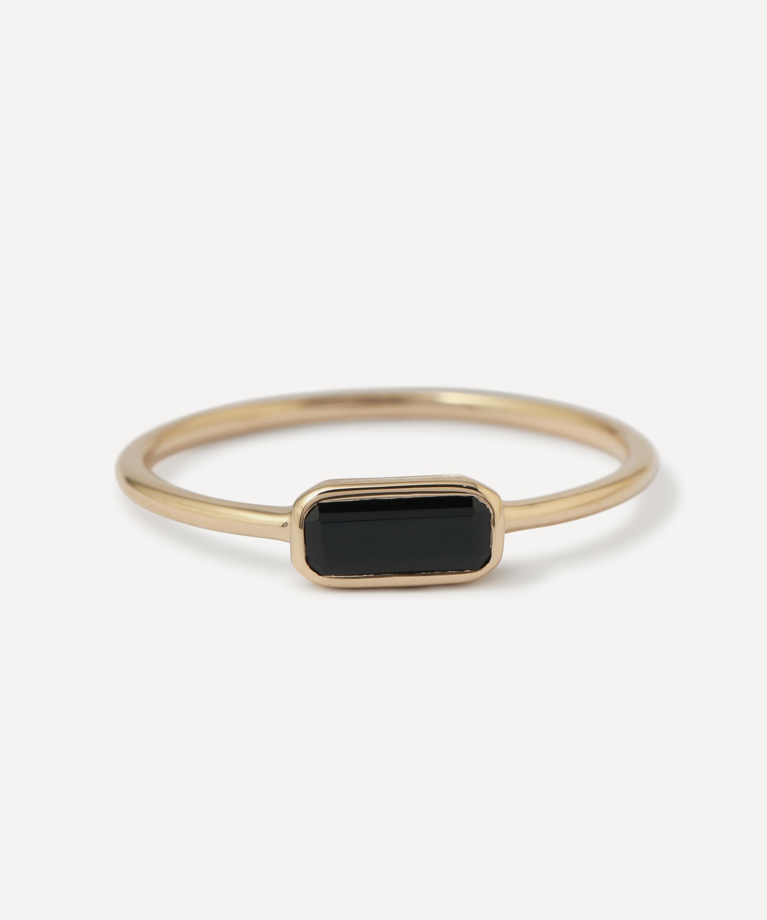 Melissa Joy Manning - 14ct Gold Cityscape Single Spinel Ring