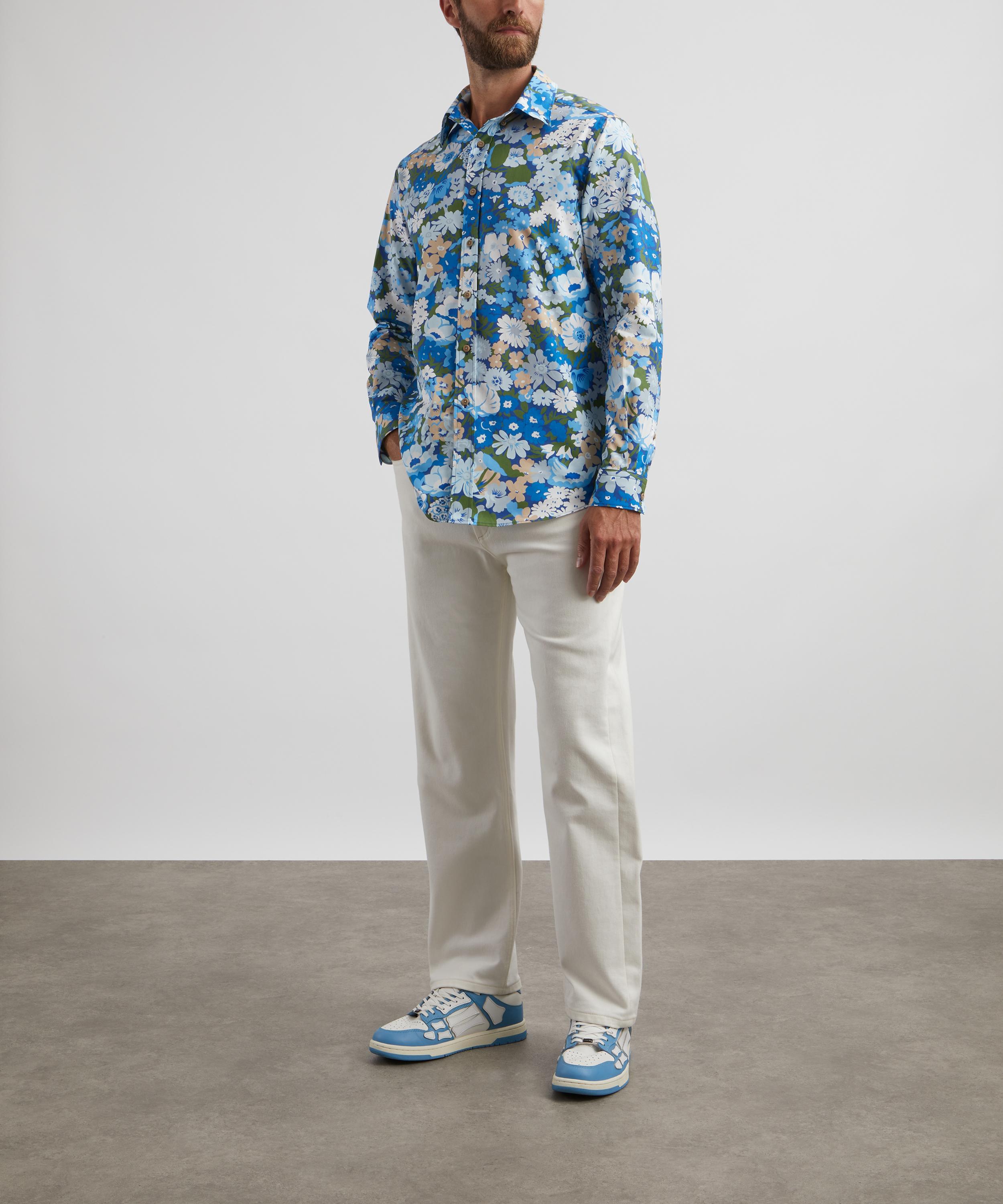 Liberty - Alex Stowe Cotton Twill Shirt in Lord Thorpe image number 1