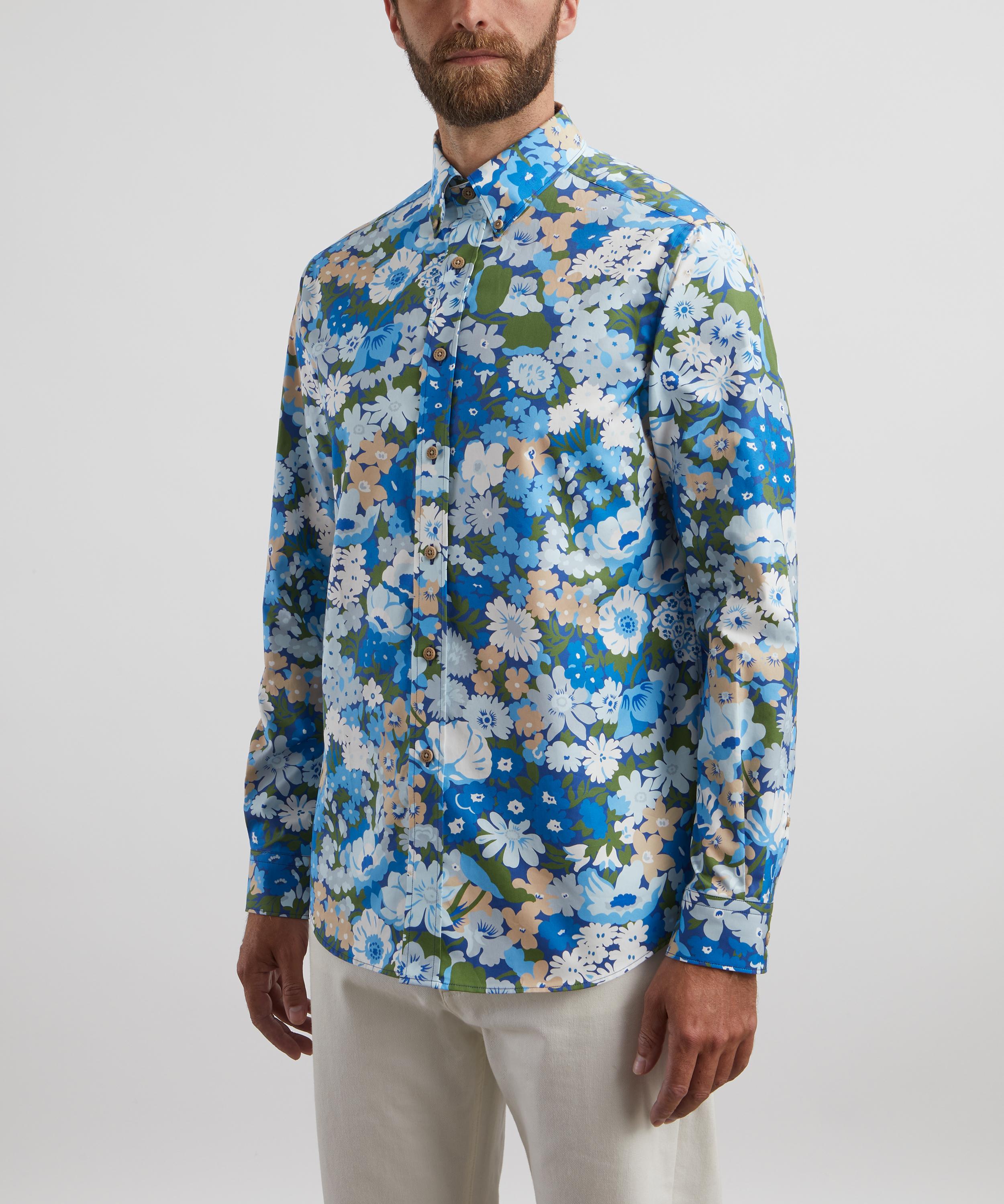 Liberty - Alex Stowe Cotton Twill Shirt in Lord Thorpe image number 2