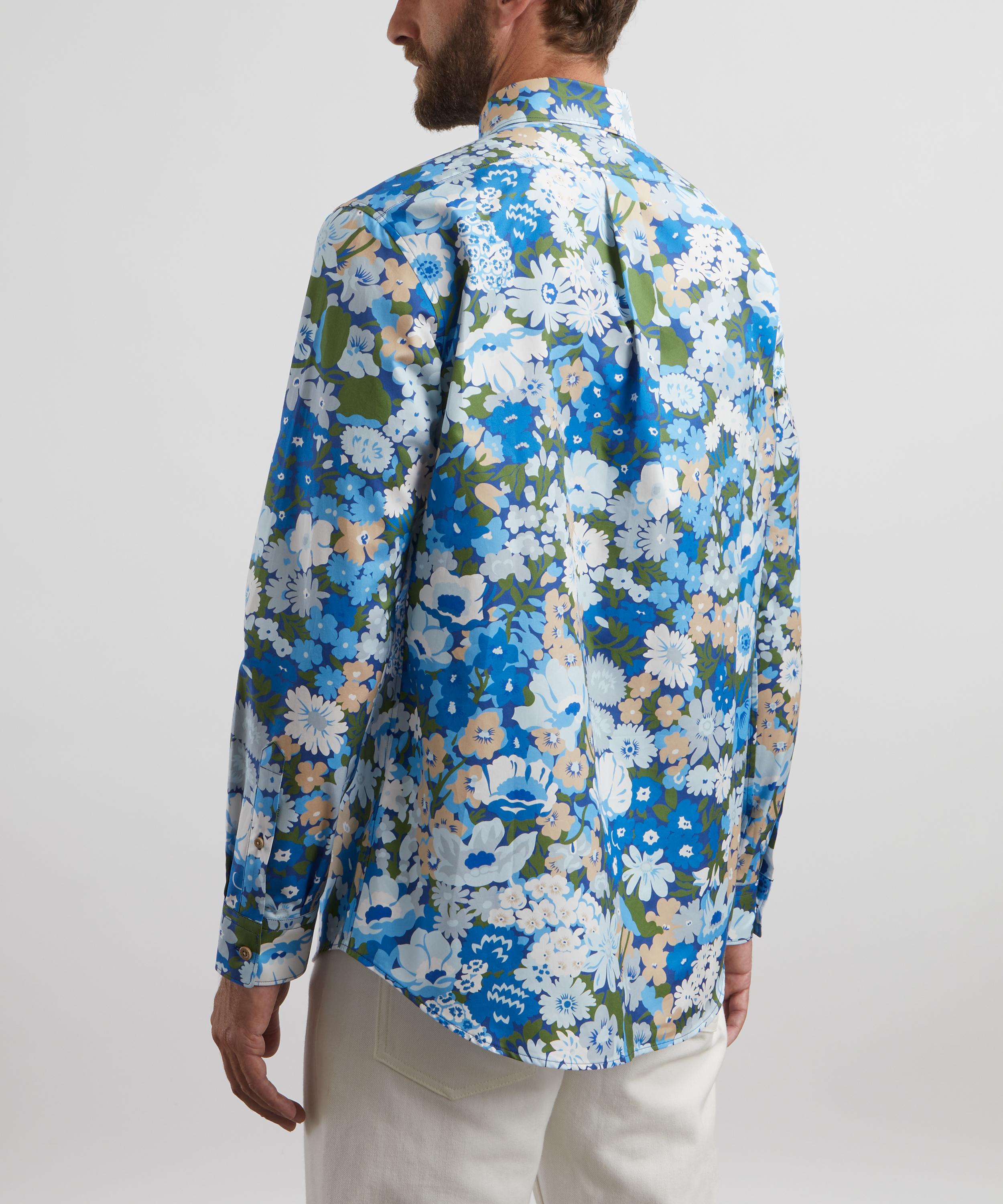 Liberty - Alex Stowe Cotton Twill Shirt in Lord Thorpe image number 3