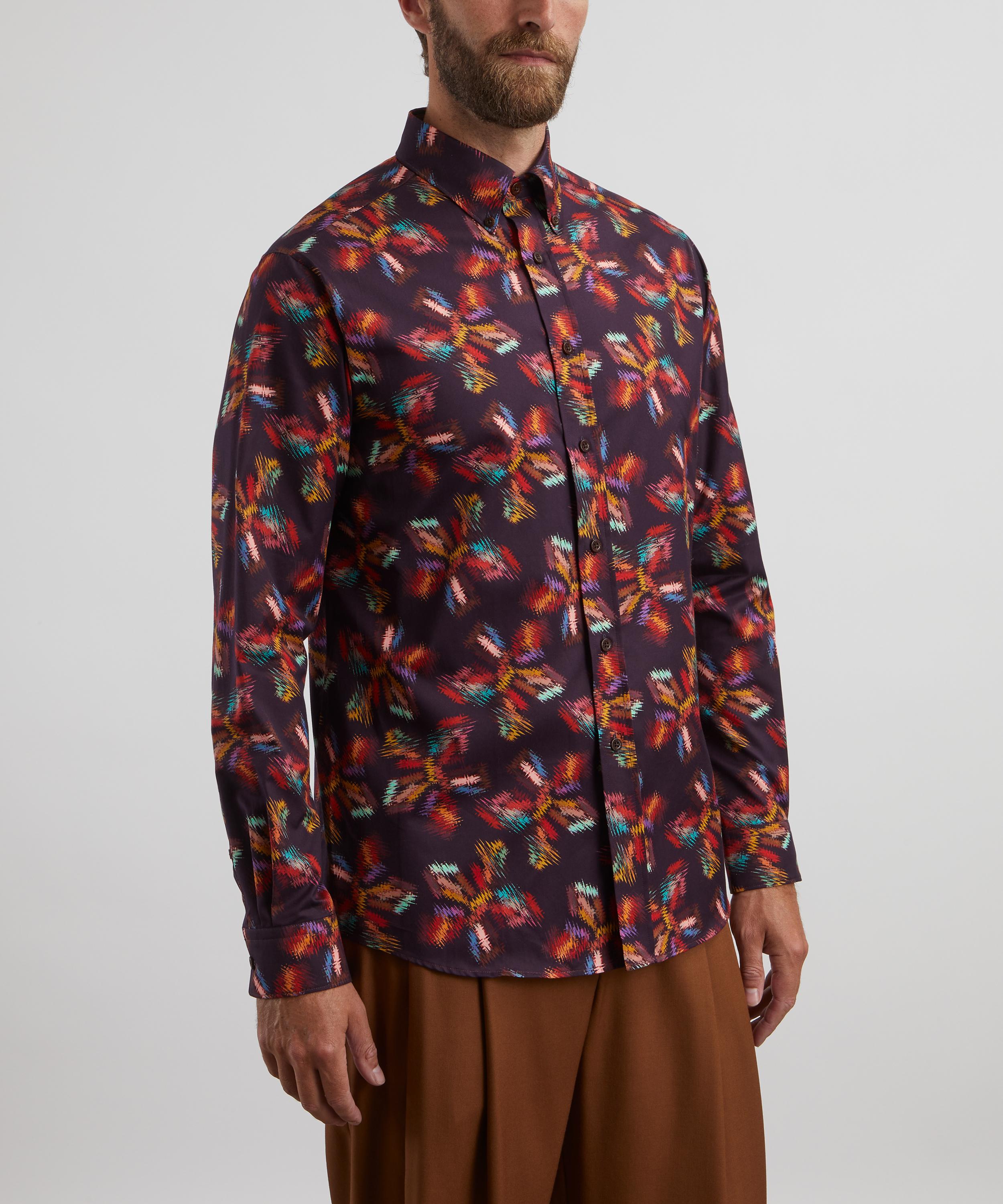 Liberty - Button-Down Regular Fit Shirt in Techno Beat image number 2