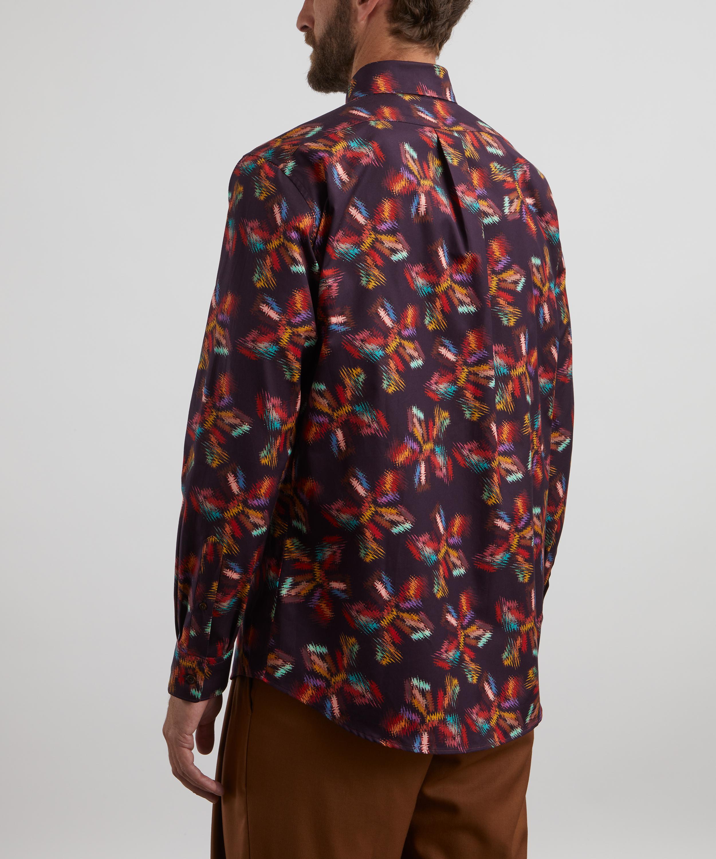 Liberty - Button-Down Regular Fit Shirt in Techno Beat image number 3