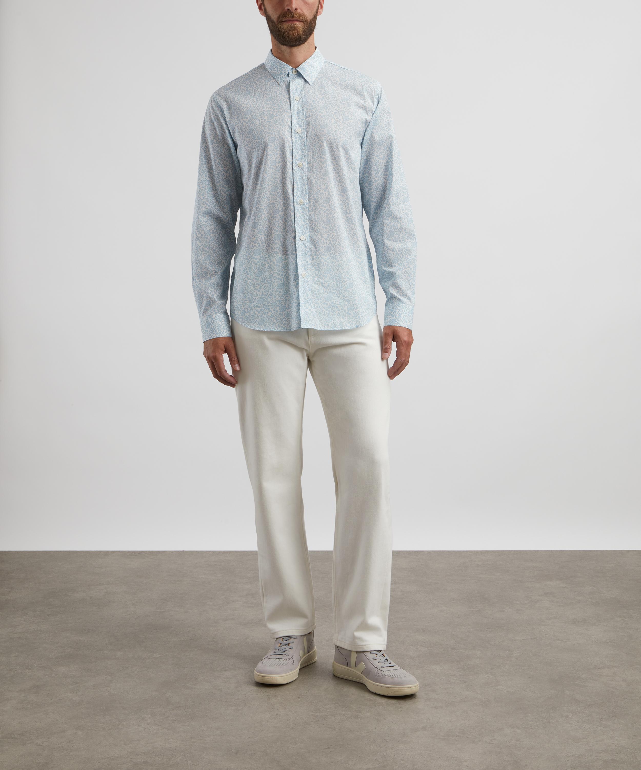 Liberty - Alex Stowe Cotton Twill Shirt in Mary Crane image number 1