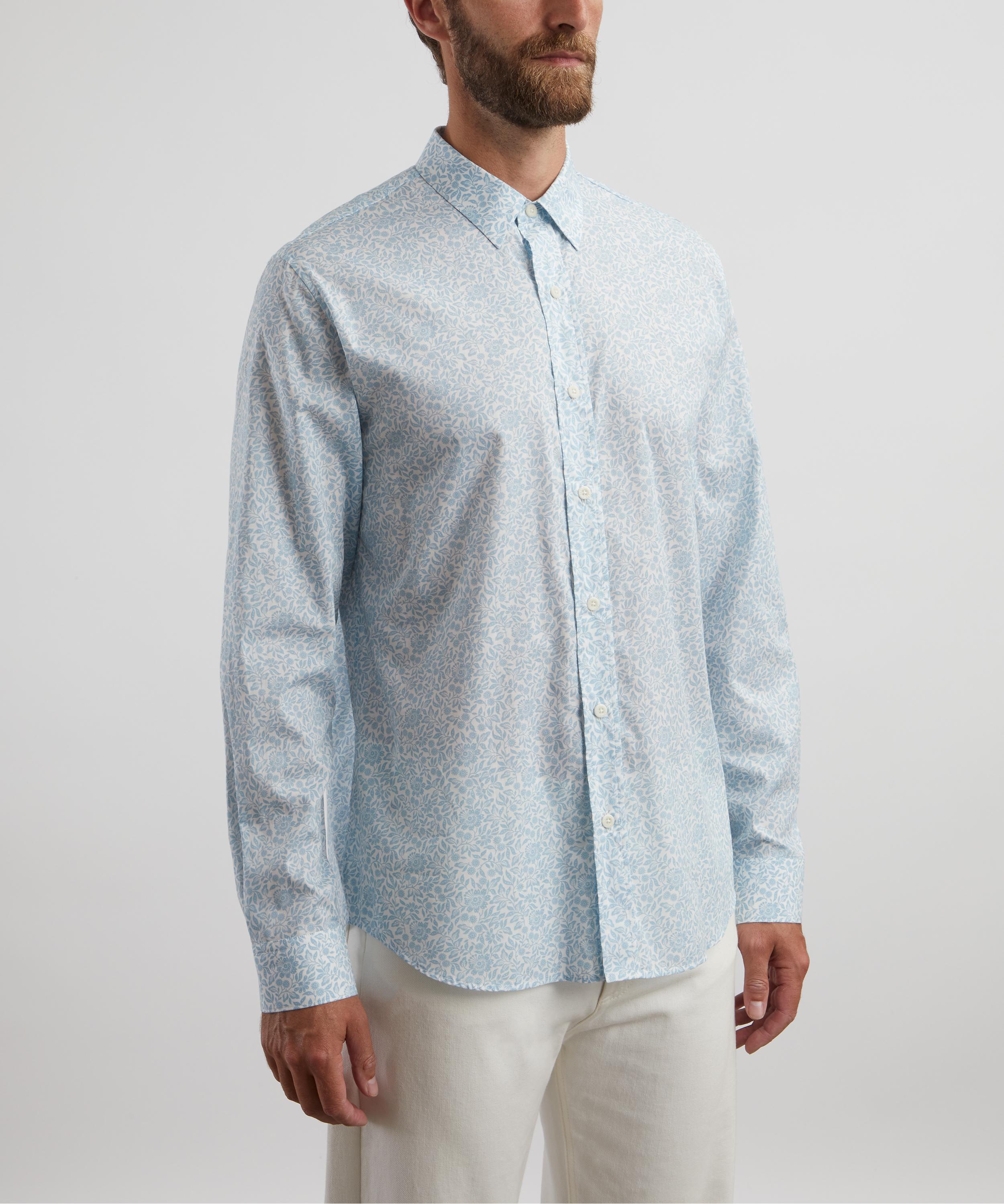 Liberty - Alex Stowe Cotton Twill Shirt in Mary Crane image number 2