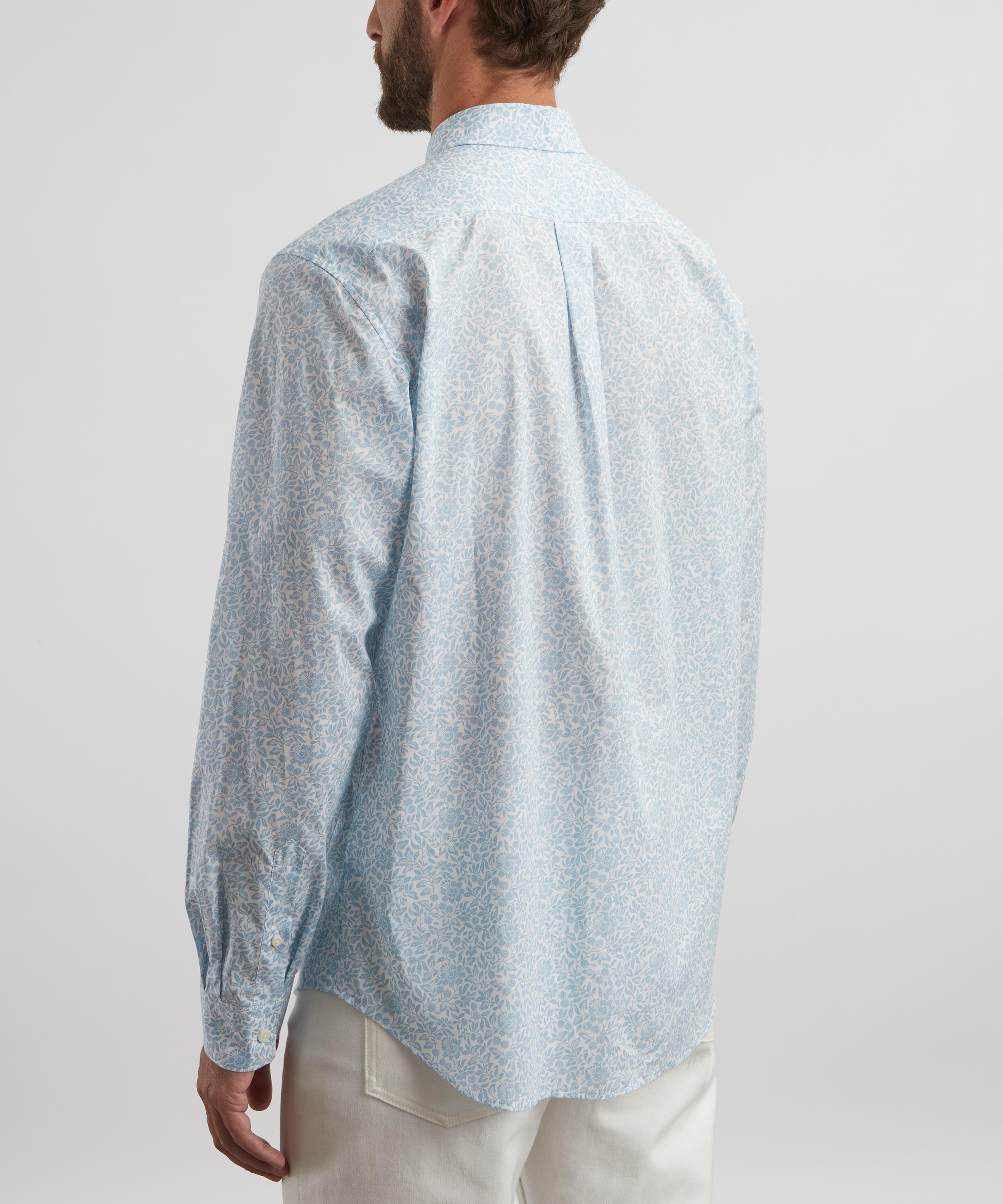 Liberty - Alex Stowe Cotton Twill Shirt in Mary Crane image number 3