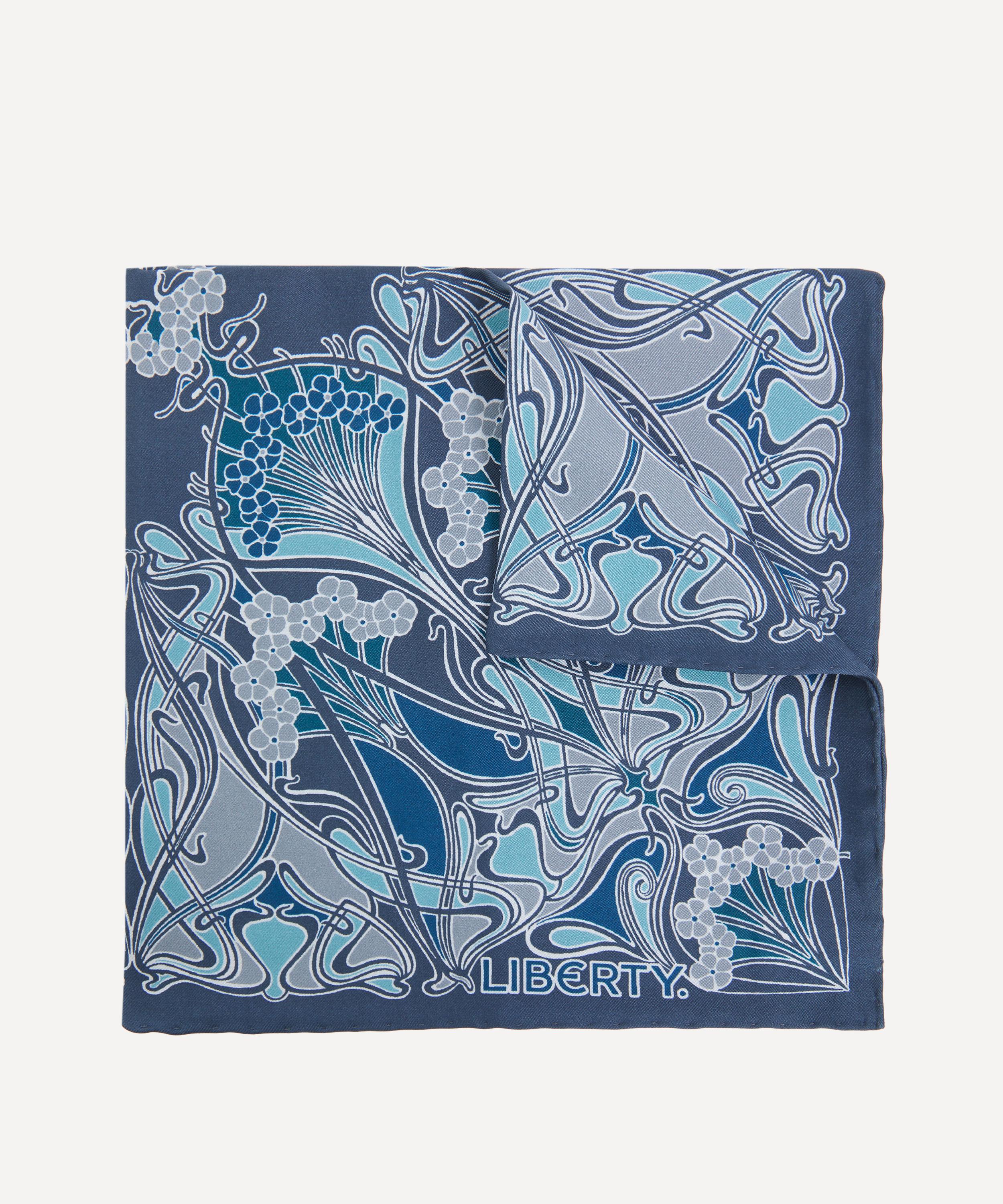 Liberty - Ianthe Multi Silk Pocket Square image number 0