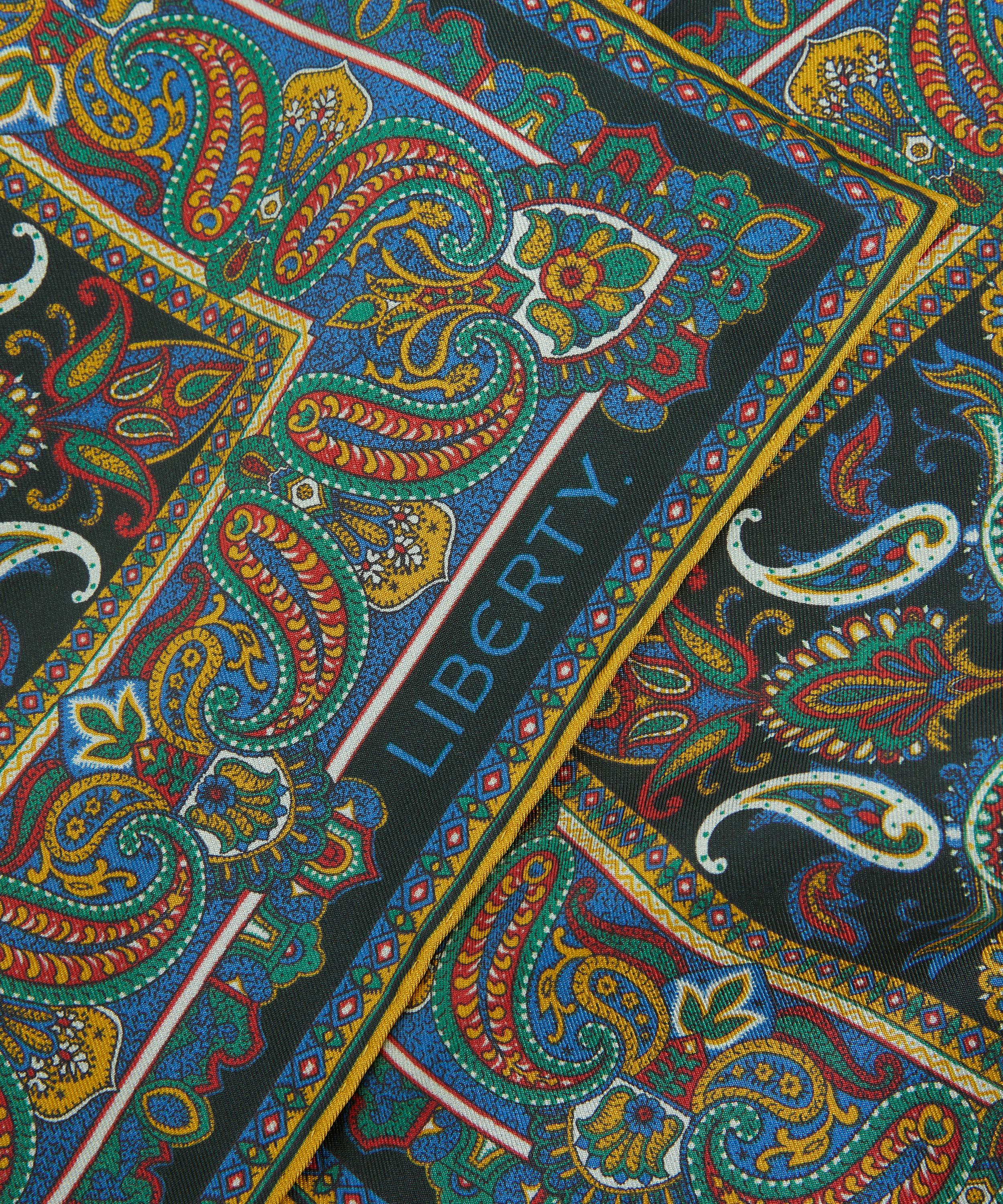 Liberty - Paisley Silk Pocket Square image number 3