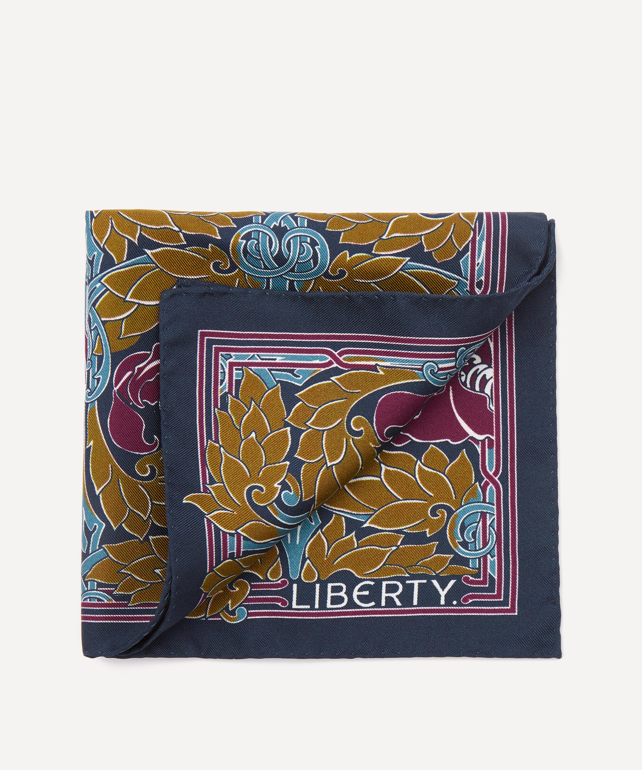 Liberty - Peweter Poppy Pocket Square image number 0