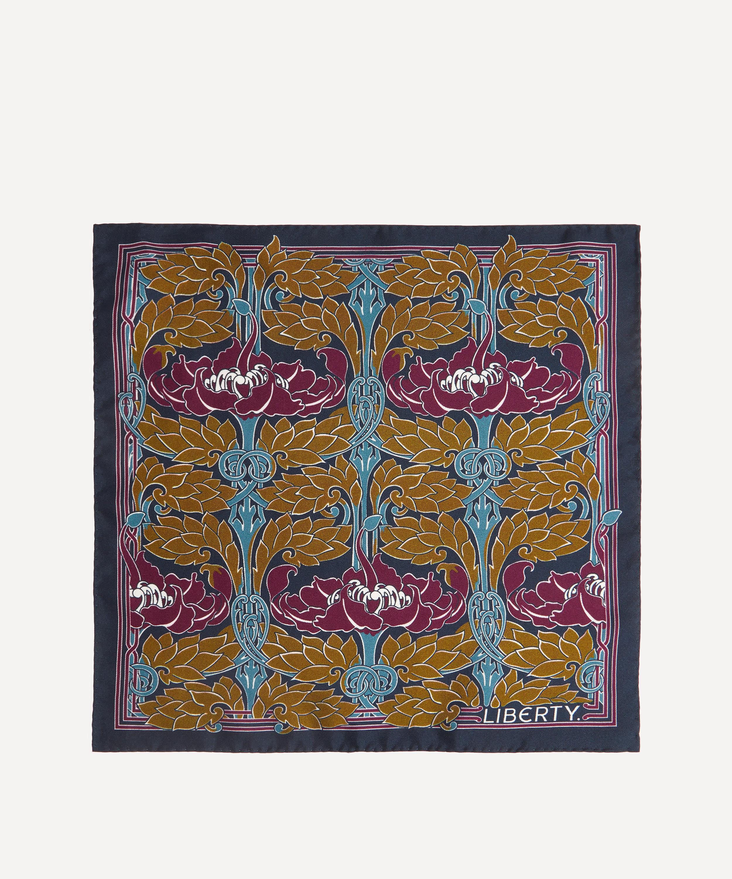 Liberty - Peweter Poppy Pocket Square image number 2