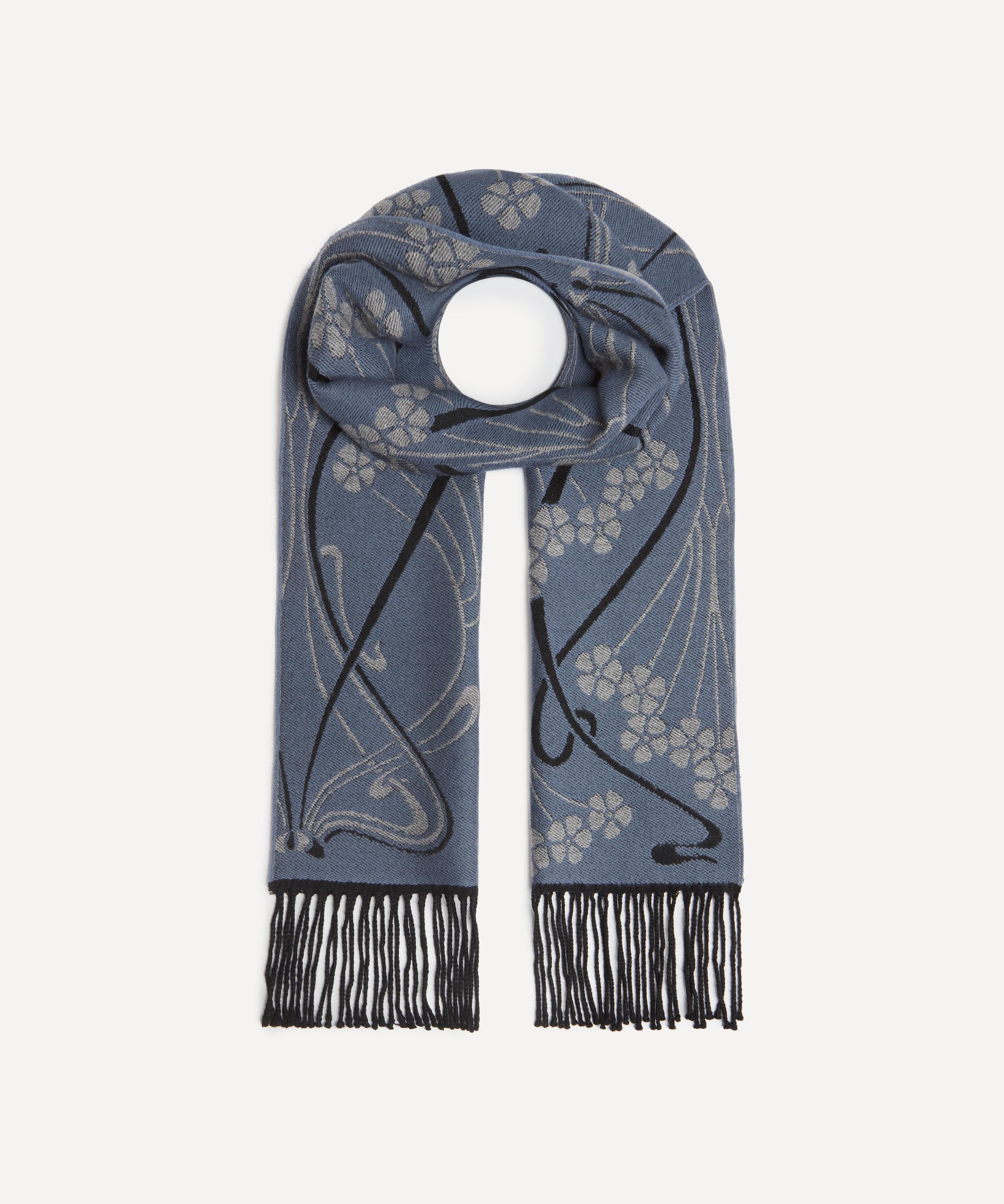 Liberty - Giant Ianthe Jacquard Wool Scarf image number 1