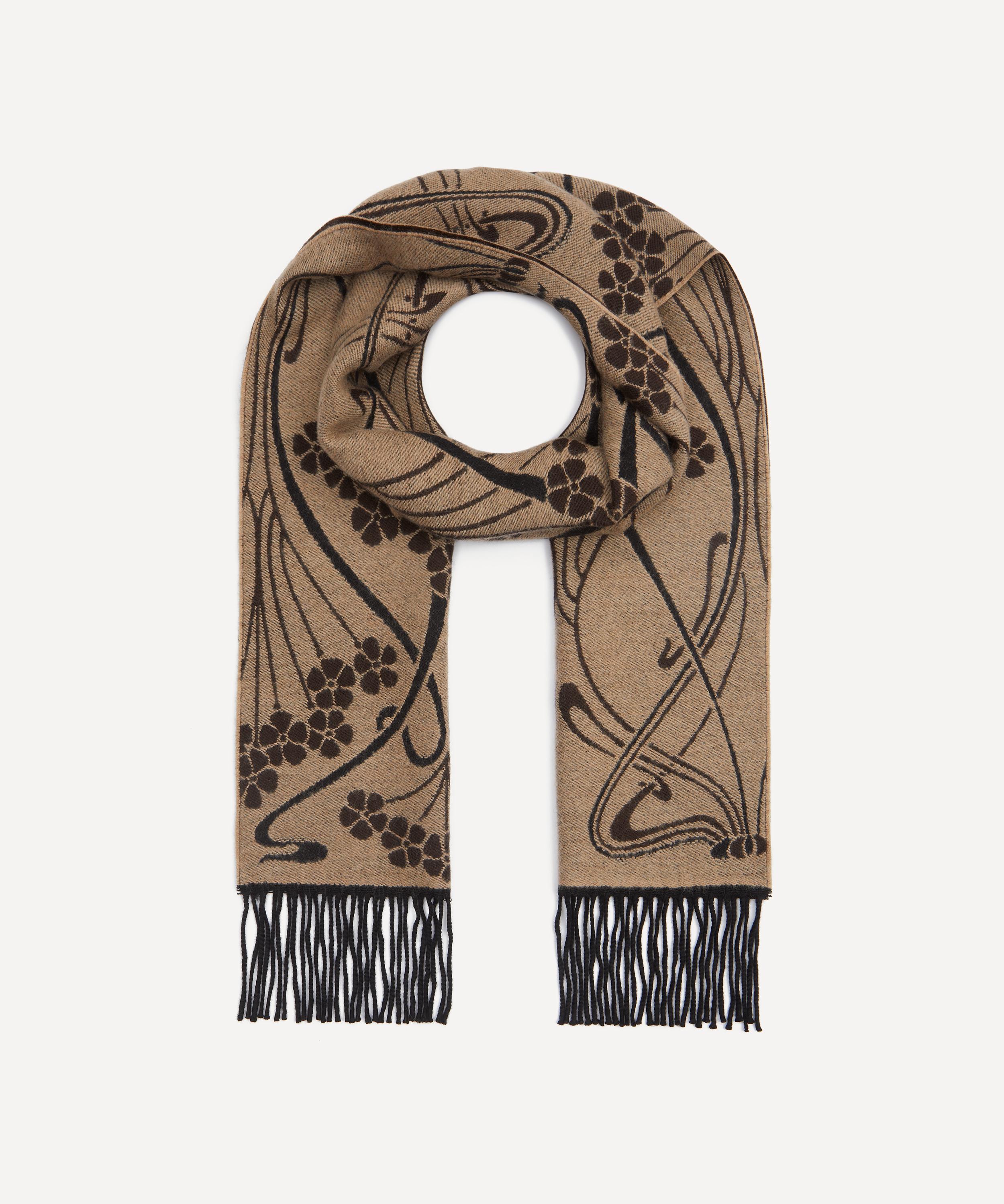 Liberty - Giant Ianthe Jacquard Wool Scarf image number 2