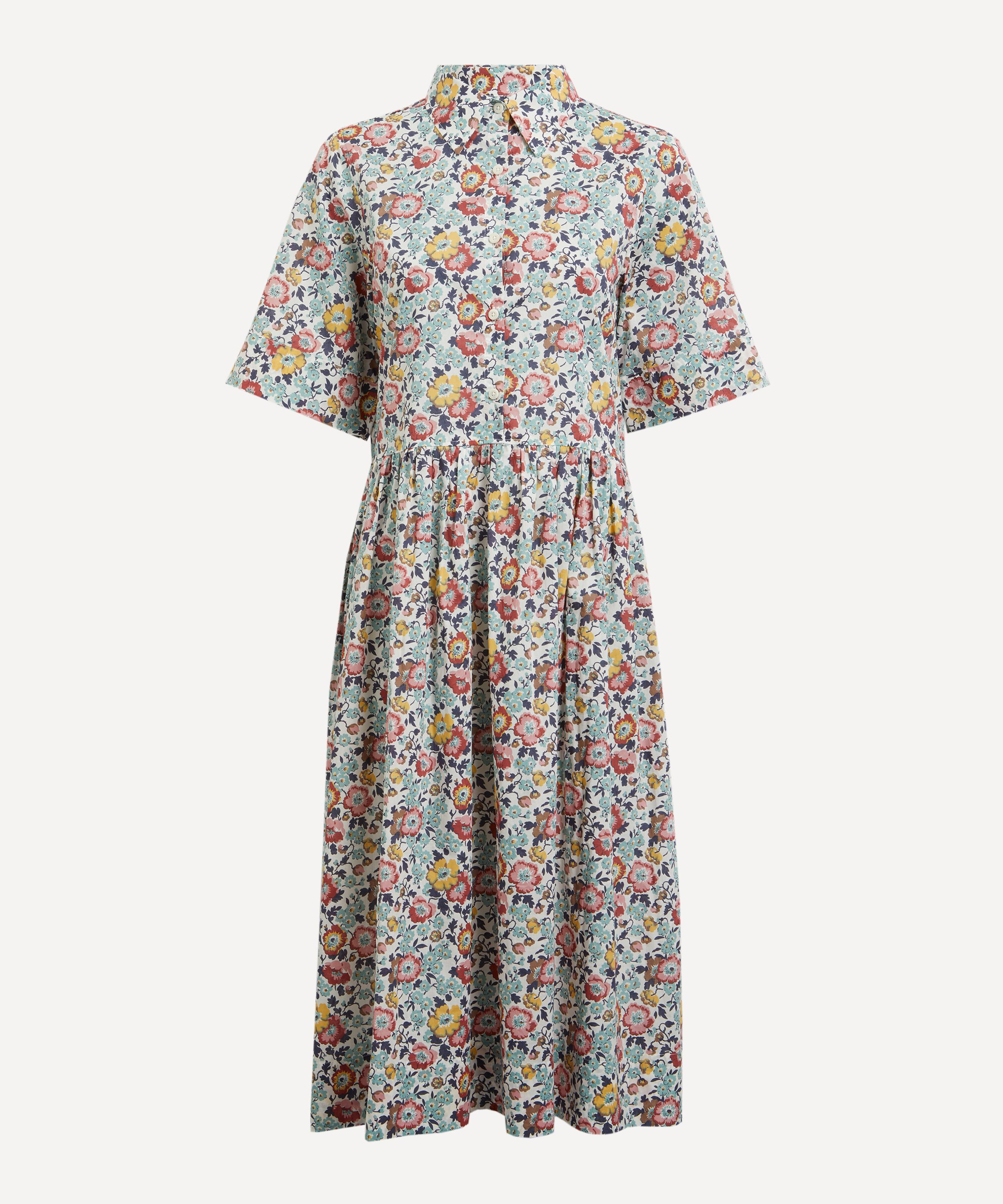 Liberty - Poppy Poem Tana Lawn™ Cotton Gallery Shirtdress image number 0