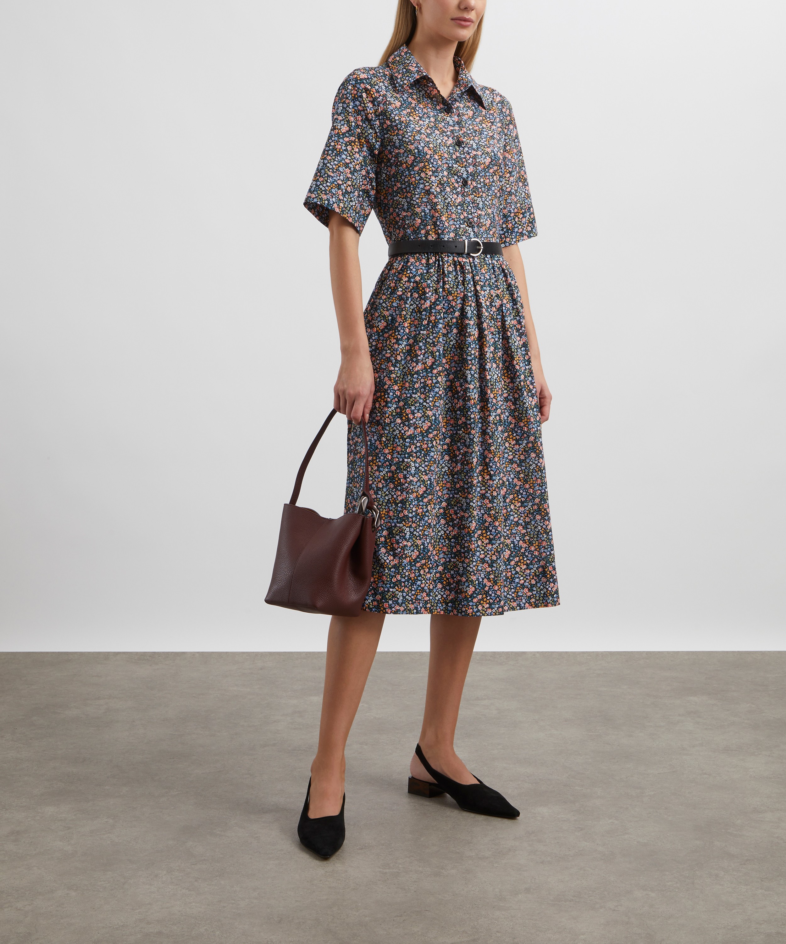 Liberty - Phoebe and Jo Tana Lawn™ Cotton Gallery Shirtdress image number 1