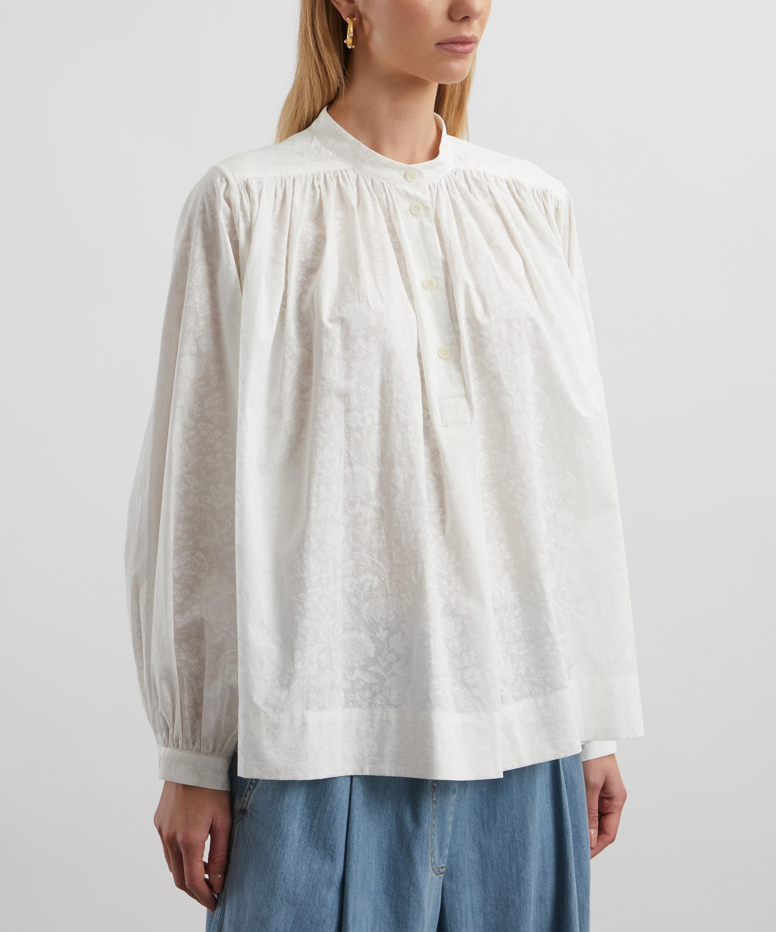 Liberty - Victoria's Lace Tana Lawn™ Cotton Boho Shirt image number 2