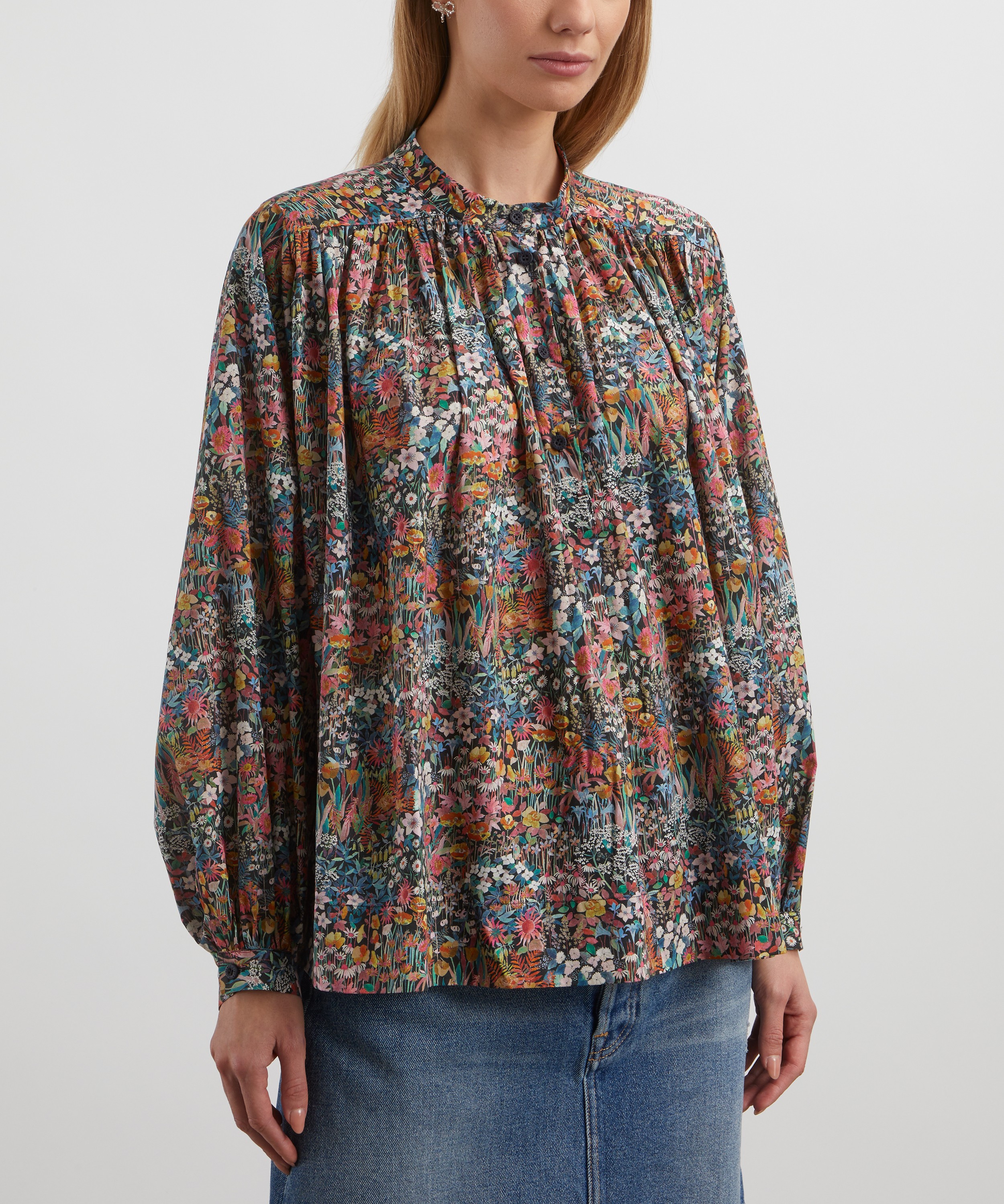 Liberty - Faria Flowers Small Tana Lawn™ Cotton Boho Shirt  image number 2