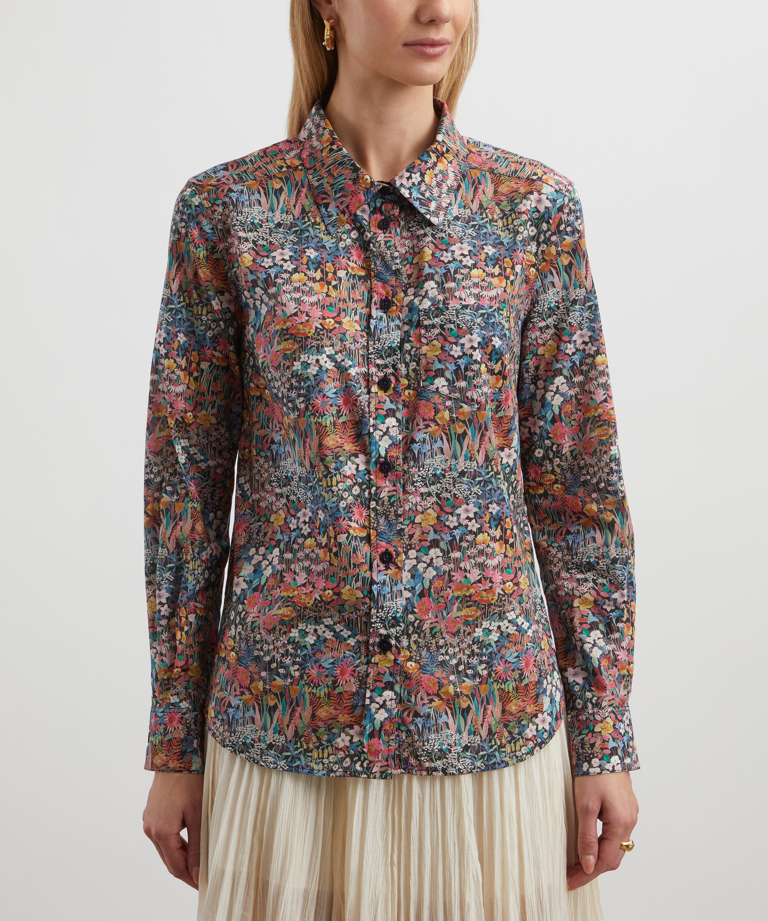 Liberty - Faria Flowers Small Tana Lawn™ Cotton Fitted Shirt image number 2