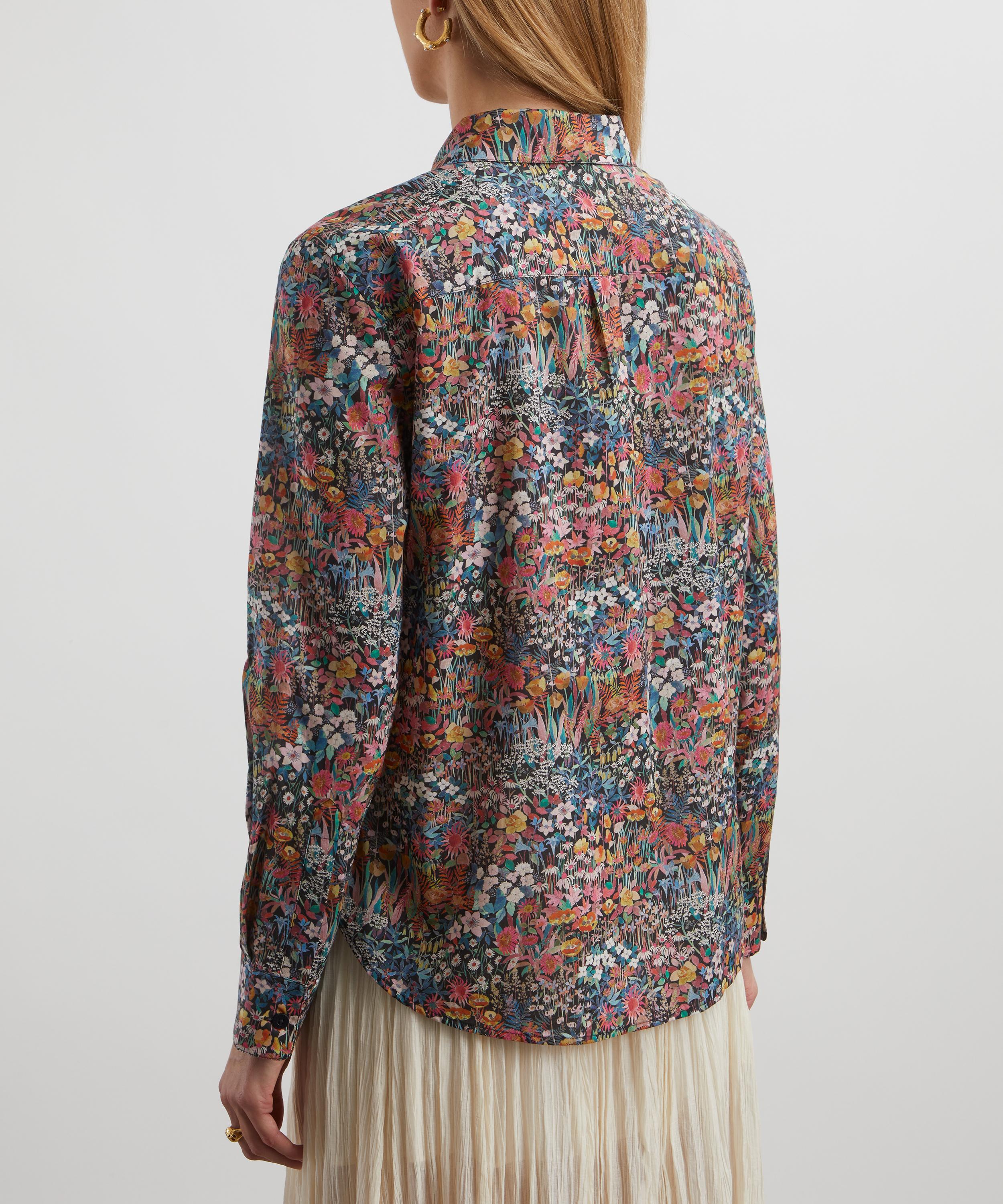 Liberty - Faria Flowers Small Tana Lawn™ Cotton Fitted Shirt image number 3