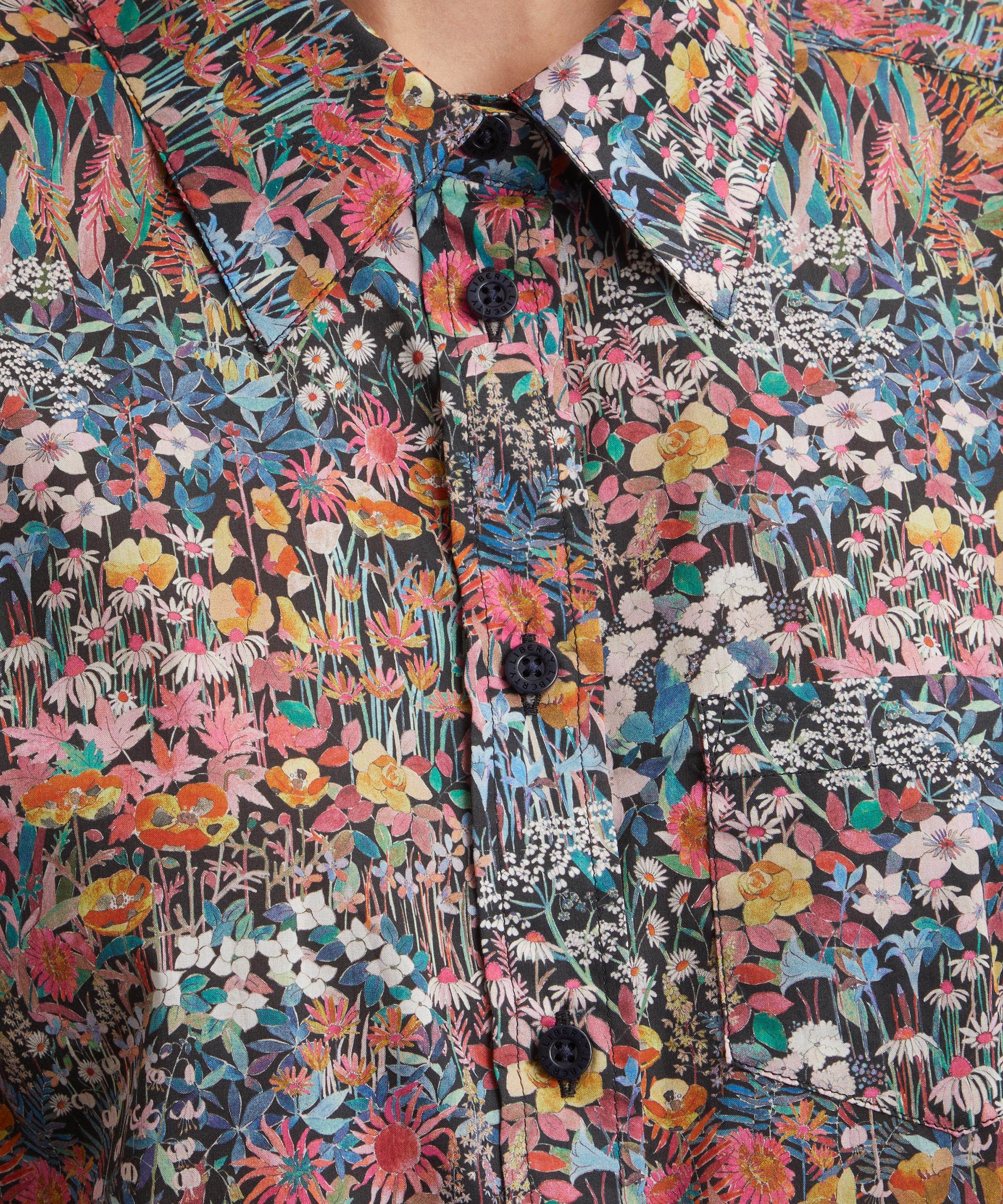 Liberty - Faria Flowers Small Tana Lawn™ Cotton Fitted Shirt image number 4